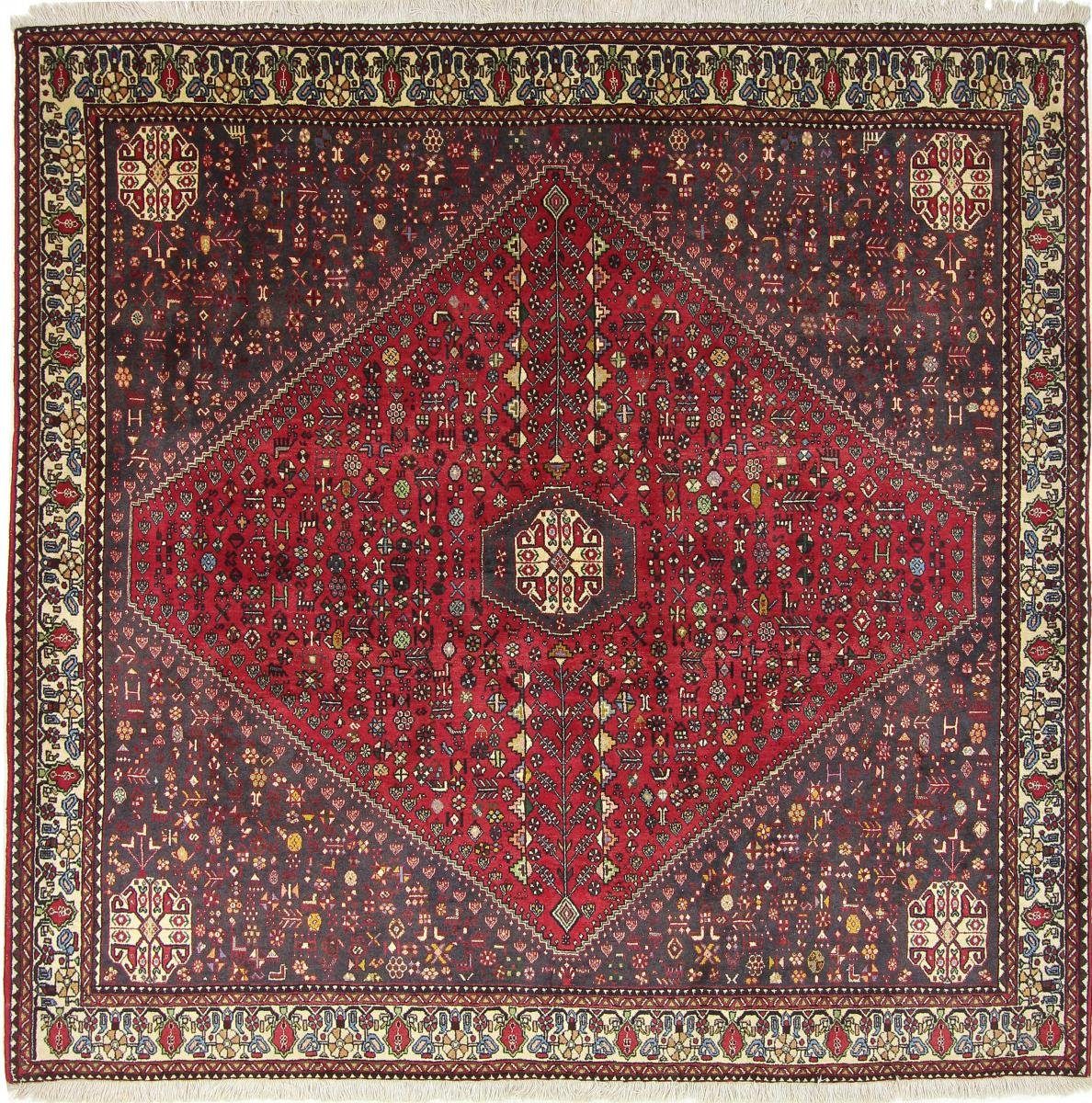 Orientteppich Abadeh Sherkat 214x221 Handgeknüpfter Orientteppich / Perserteppich, Nain Trading, rechteckig, Höhe: 8 mm