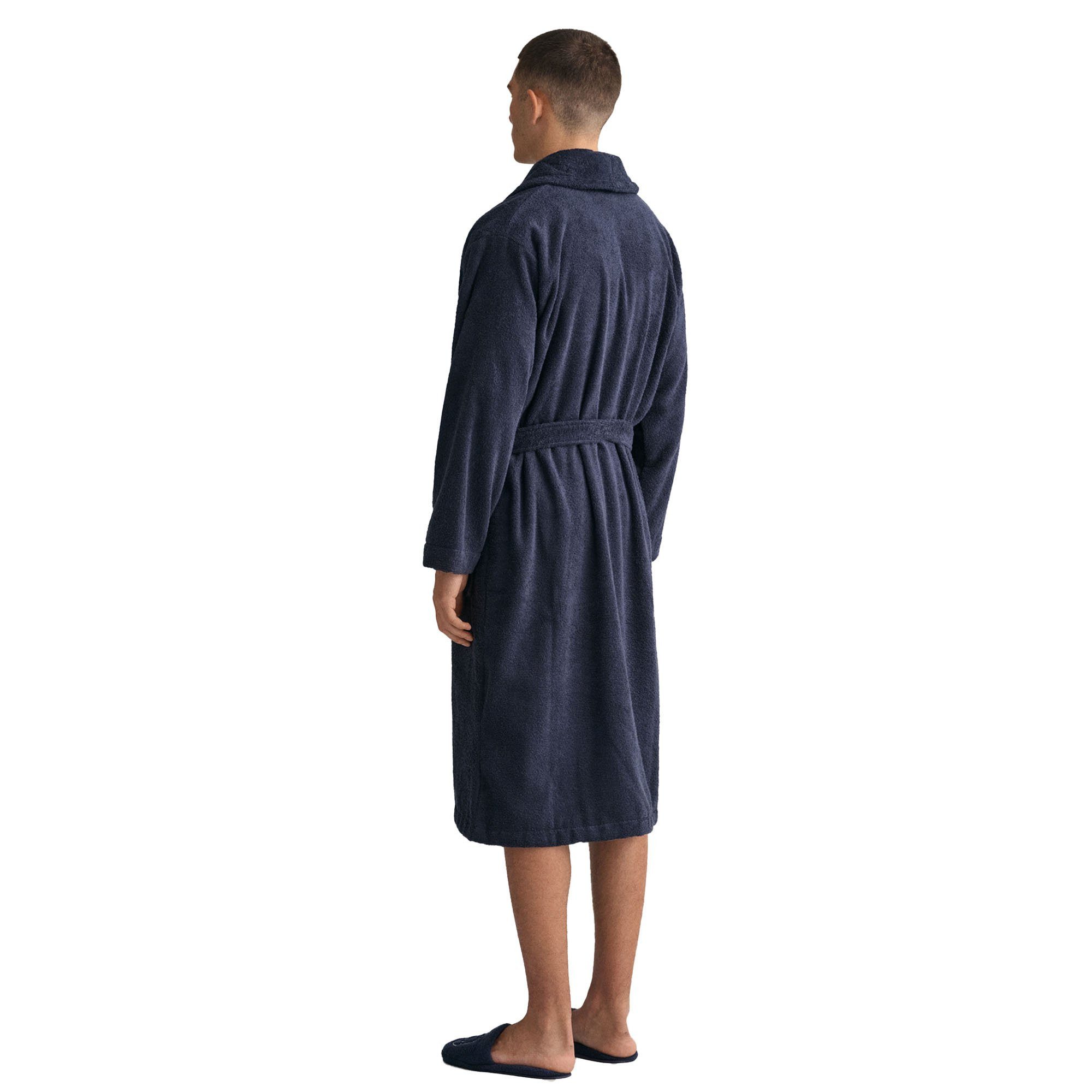 Gant Bademantel Unisex Bademantel Baumwolle, Baumwolle