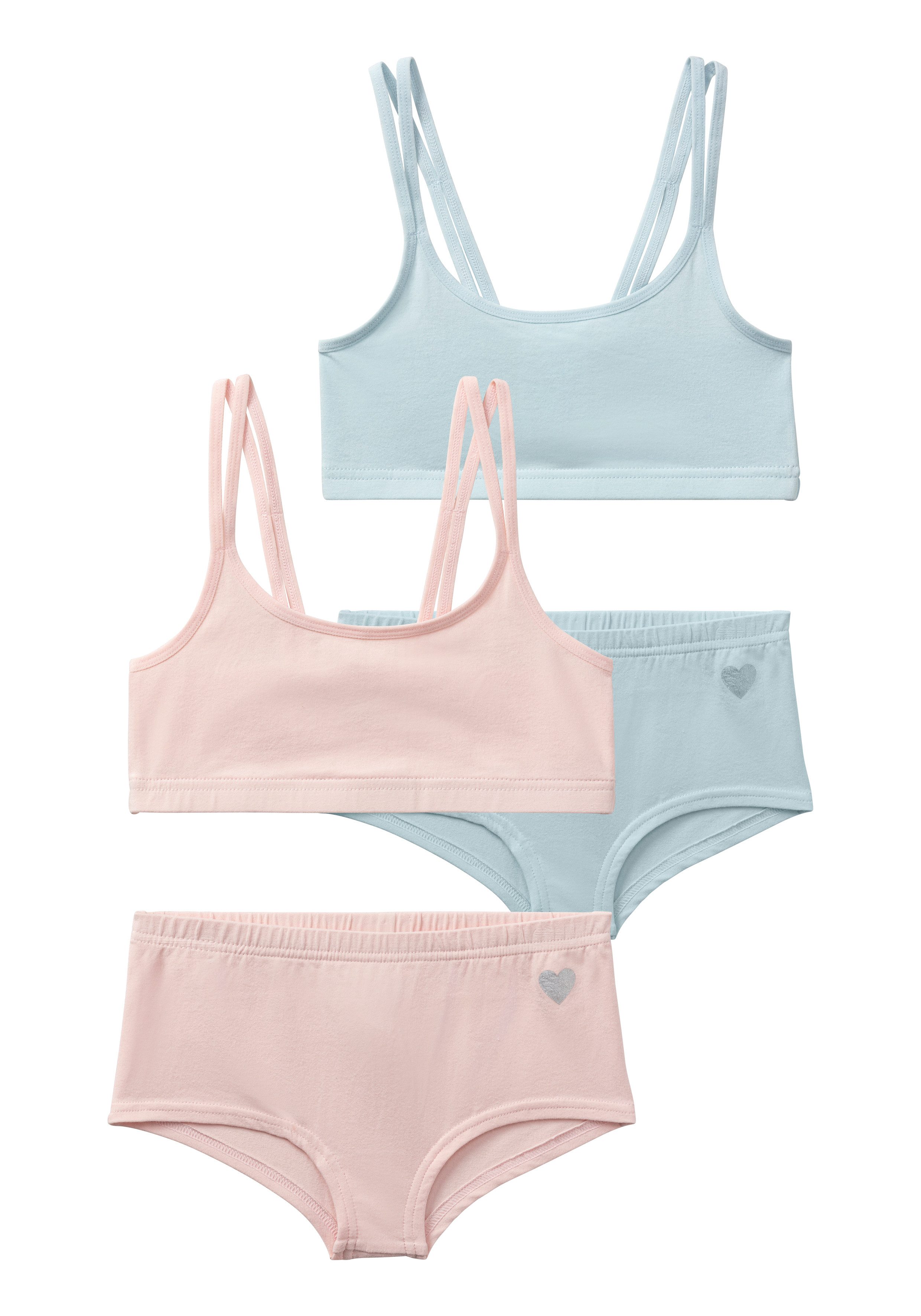 Buffalo Set: Bustier (Packung, 4-tlg., mit Panty) klassisch in schlichtem Design