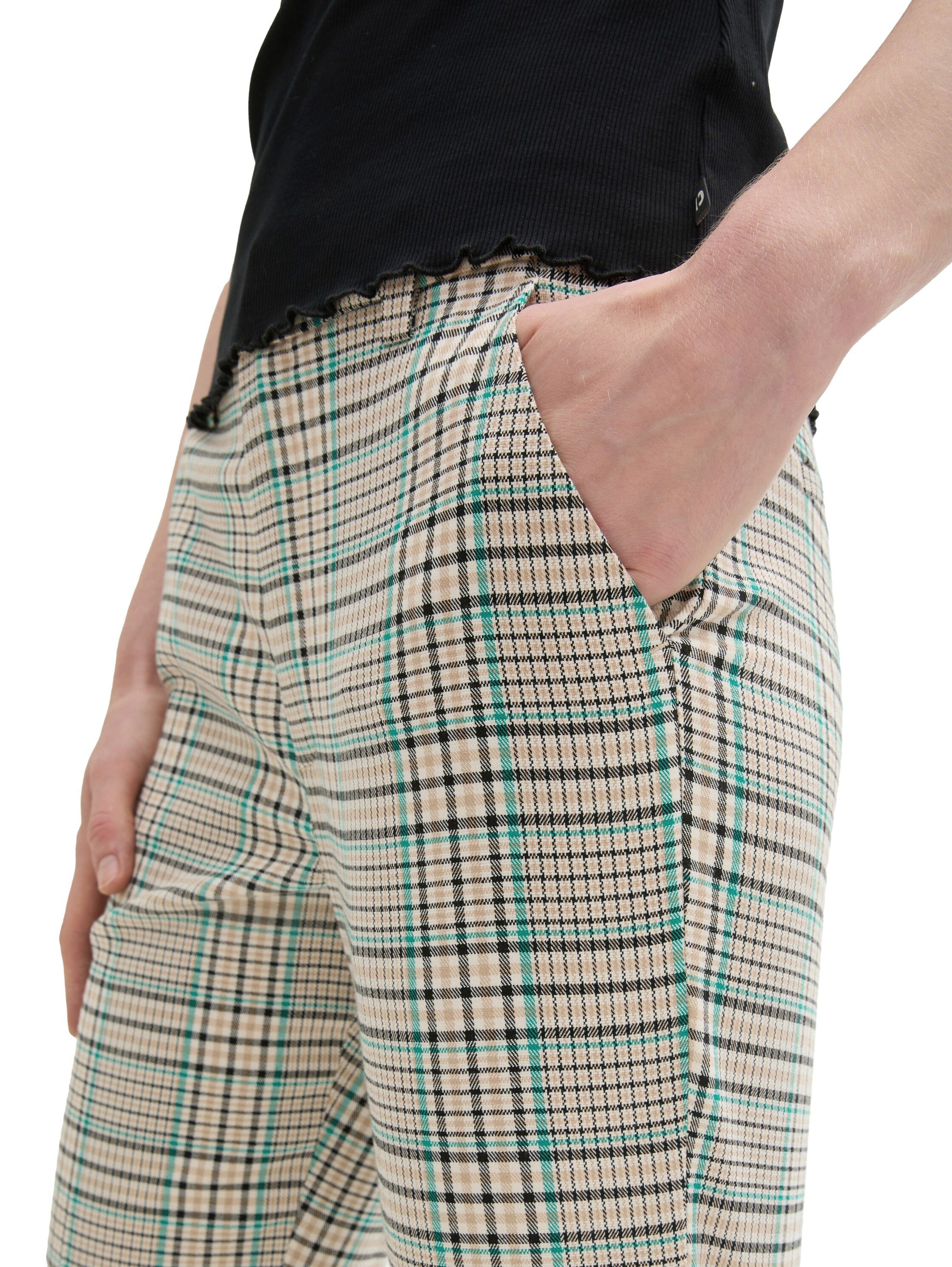 TOM TAILOR Denim Webhose kariert mit günstig online kaufen