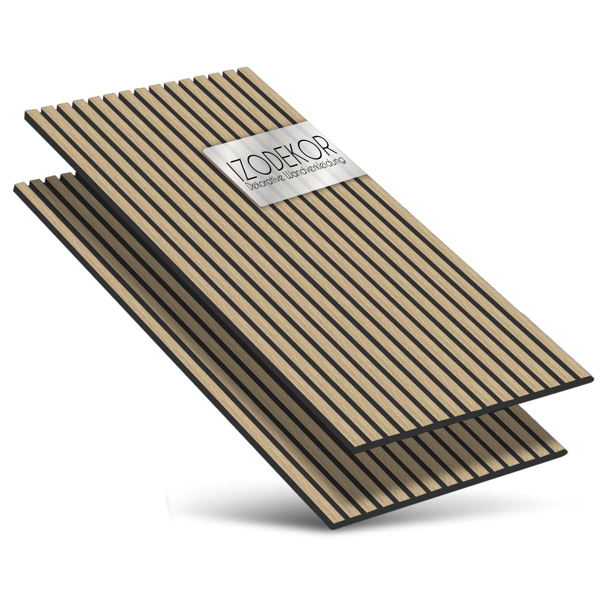 IZODEKOR 3D Wandpaneel IZODEKOR 3D Wandpaneele Holz Schalldämmung, Akustikp günstig online kaufen