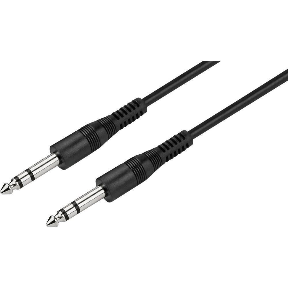 Monacor Stereo-Klinkenkabel, 1.2 m 0065680 Audio- & Video-Kabel