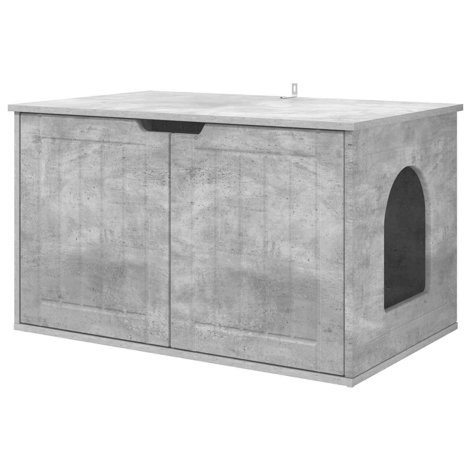 vidaXL Katzenhaus, Katzenhaus Beton 85 x 55 x 53,5 cm Holzwerkstoff