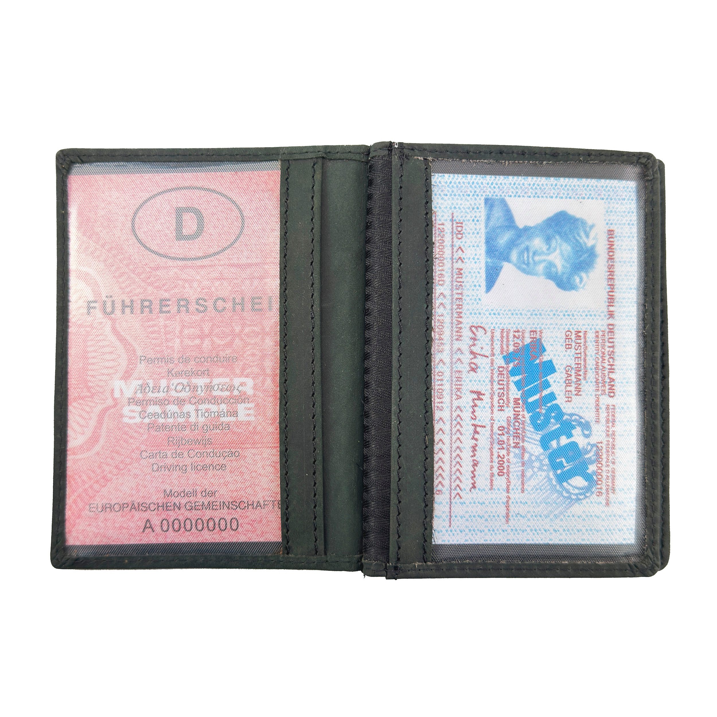 Buffalo Hill Kartenetui Büffelleder Ausweishülle, RFID-Schutz >2397-Wild< D günstig online kaufen