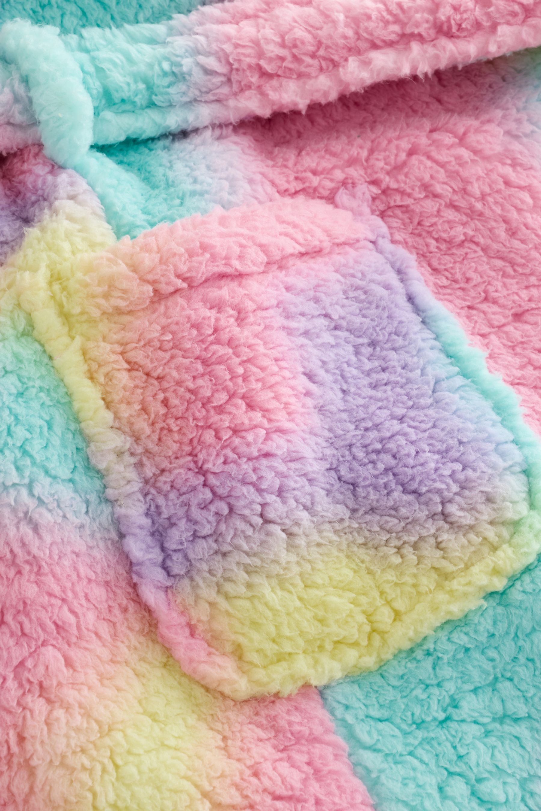Next Kinderbademantel Morgenmantel aus Teddy-Fleece, Polyester (recycelt), Polyester – Bild 4 von 4