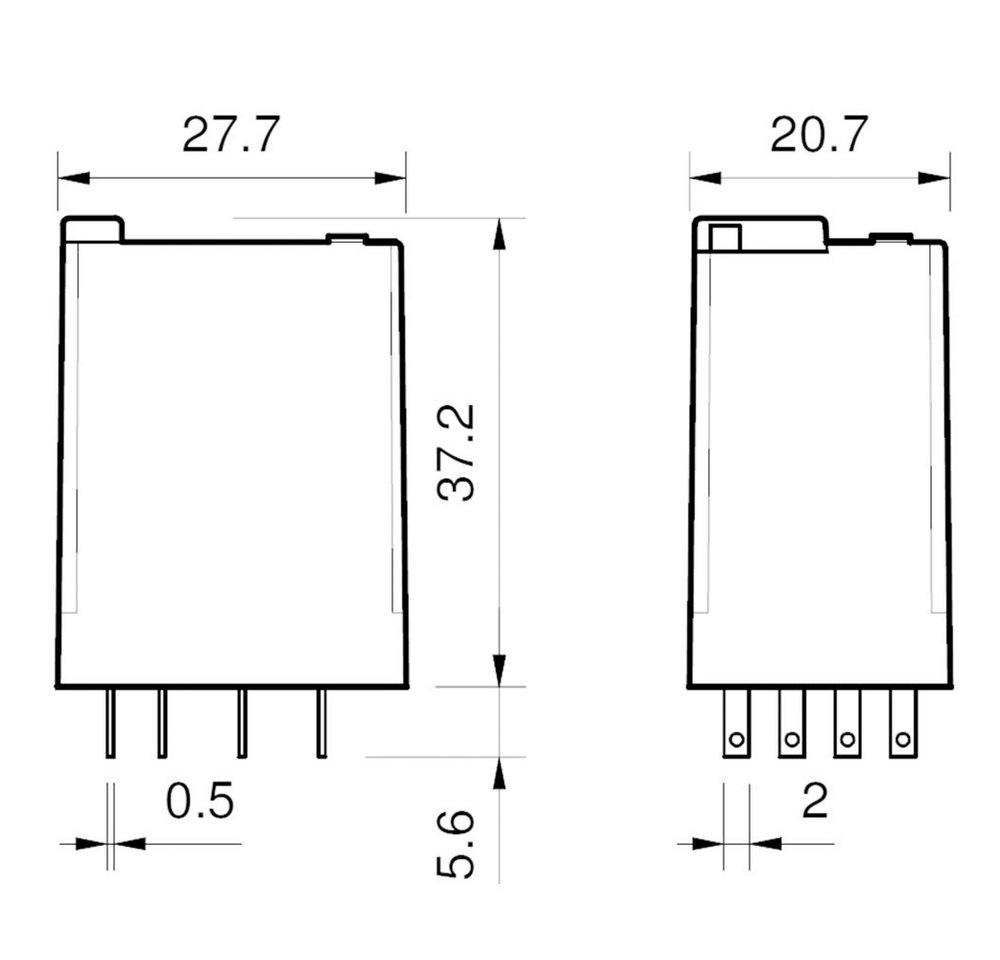 Thumbnail - finder Zeitrelais Finder 55.33.9.024.0010 Steckrelais 24 V/DC 10 A 3 Wechsler 1 St., (55.33.9.024.0010)