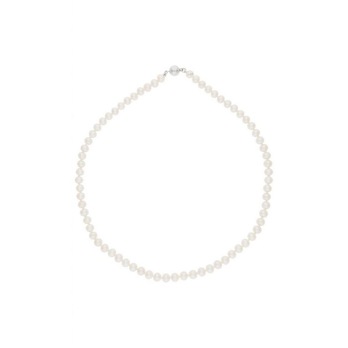 JuwelmaLux Perlenkette Perlenkette Silber (1-tlg) Damen Perlenkette Silber 925/000 inkl. Schmuckschachtel