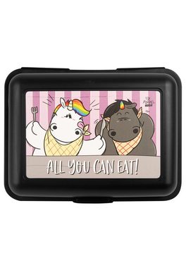 United Labels® Lunchbox Pummel & Friends Brotdose mit Trennwand - All you can eat!, Kunststoff (PP)