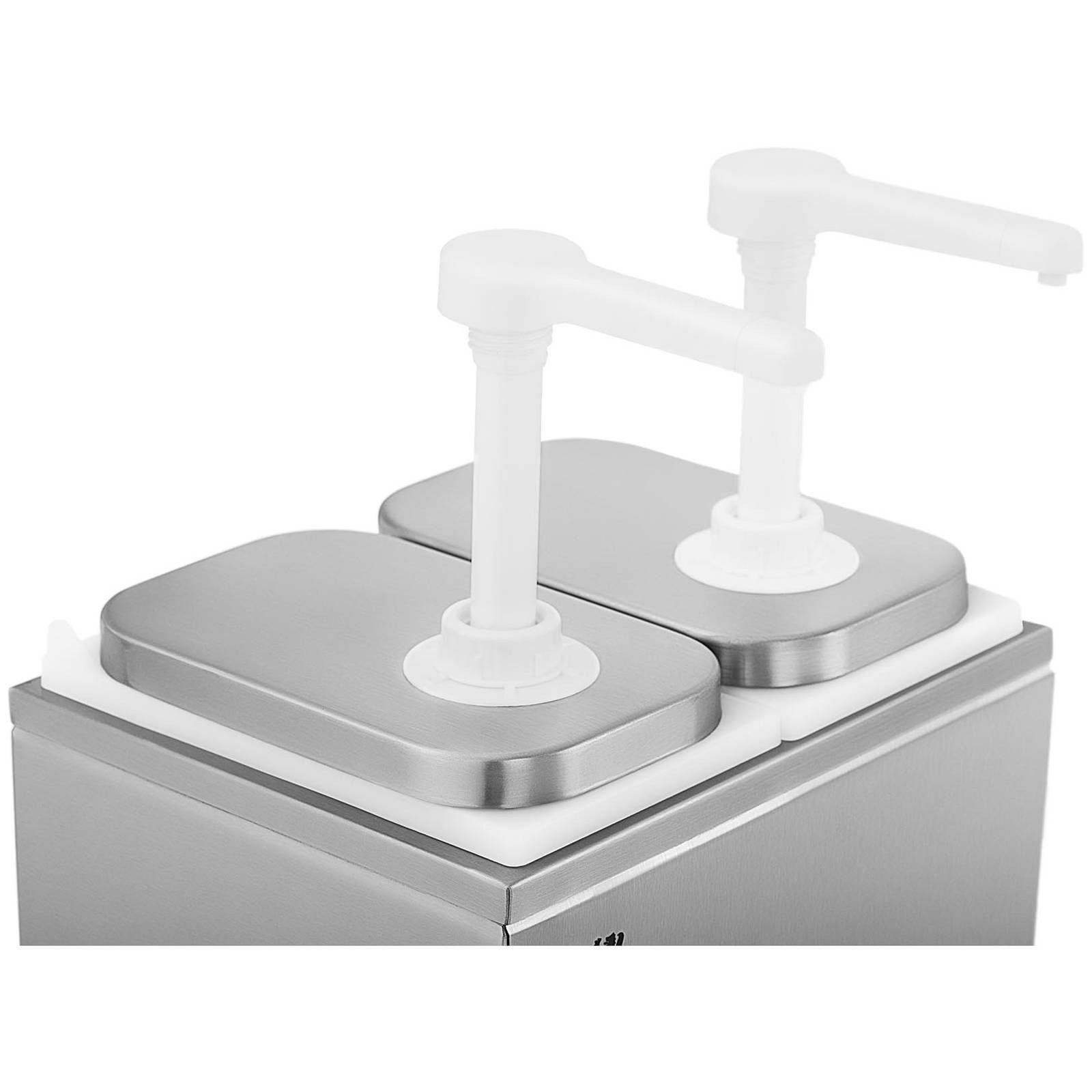 Royal Catering Sauciere 2 x 2 L Saucenspender Pumpspender Senfspender Dosierspender 2 Pumpen, verschiedene Größen – Bild 2 von 5