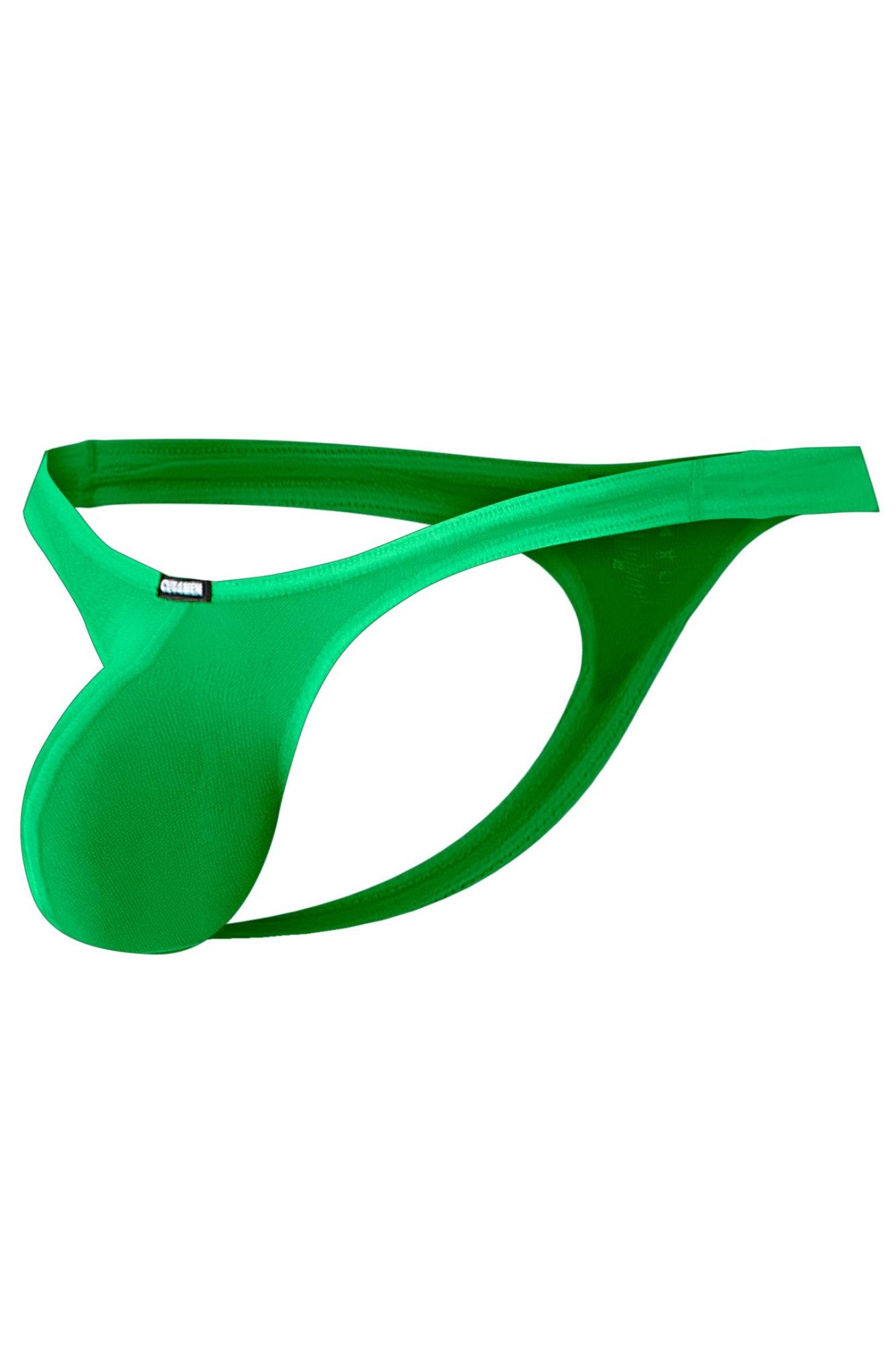 CUT4MEN String Grüner Herren String tief geschnitten transparenter weicher Netz Männe