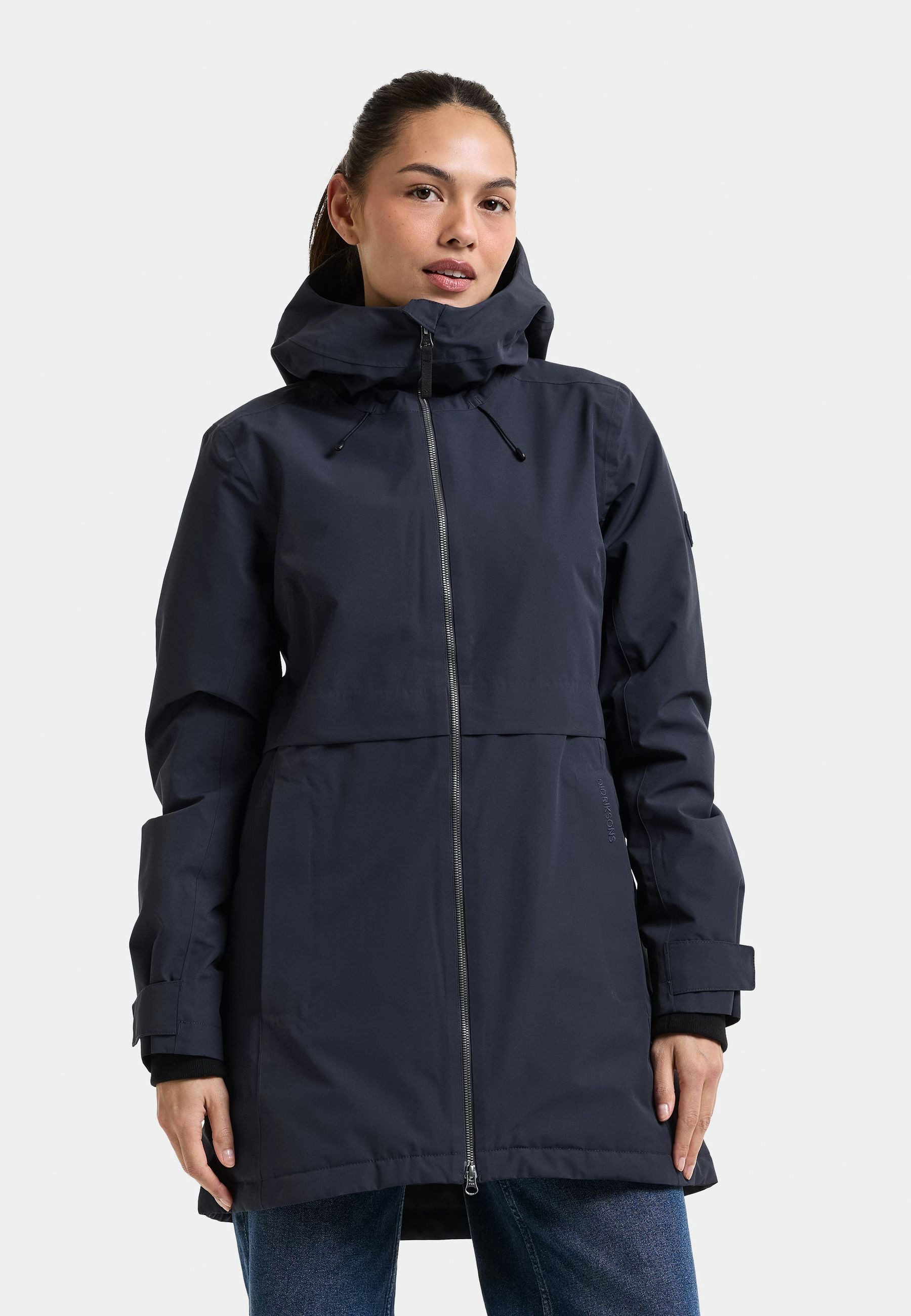 Didriksons Winterjacke Damen Winterparka Wasserdicht TIRIL mit Kapuze mit Taschen