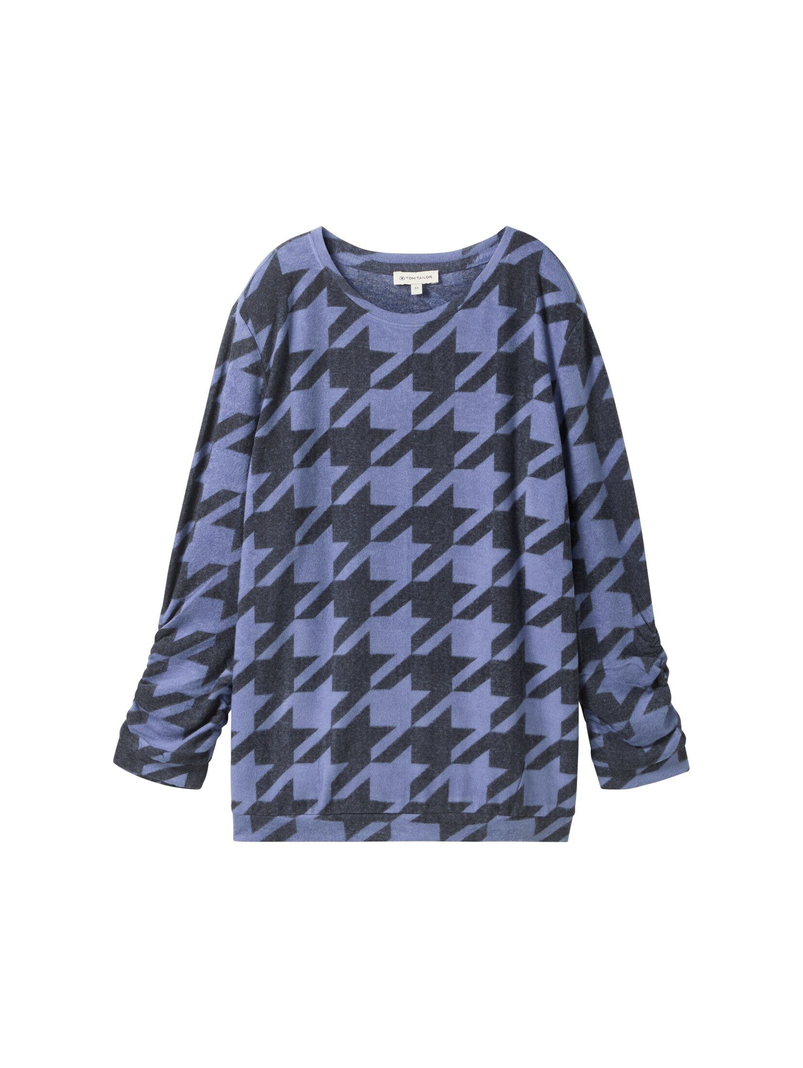 TOM TAILOR 3/4-Arm-Shirt Gemustertes 3/4-Arm-Shirt Gemustertes günstig online kaufen