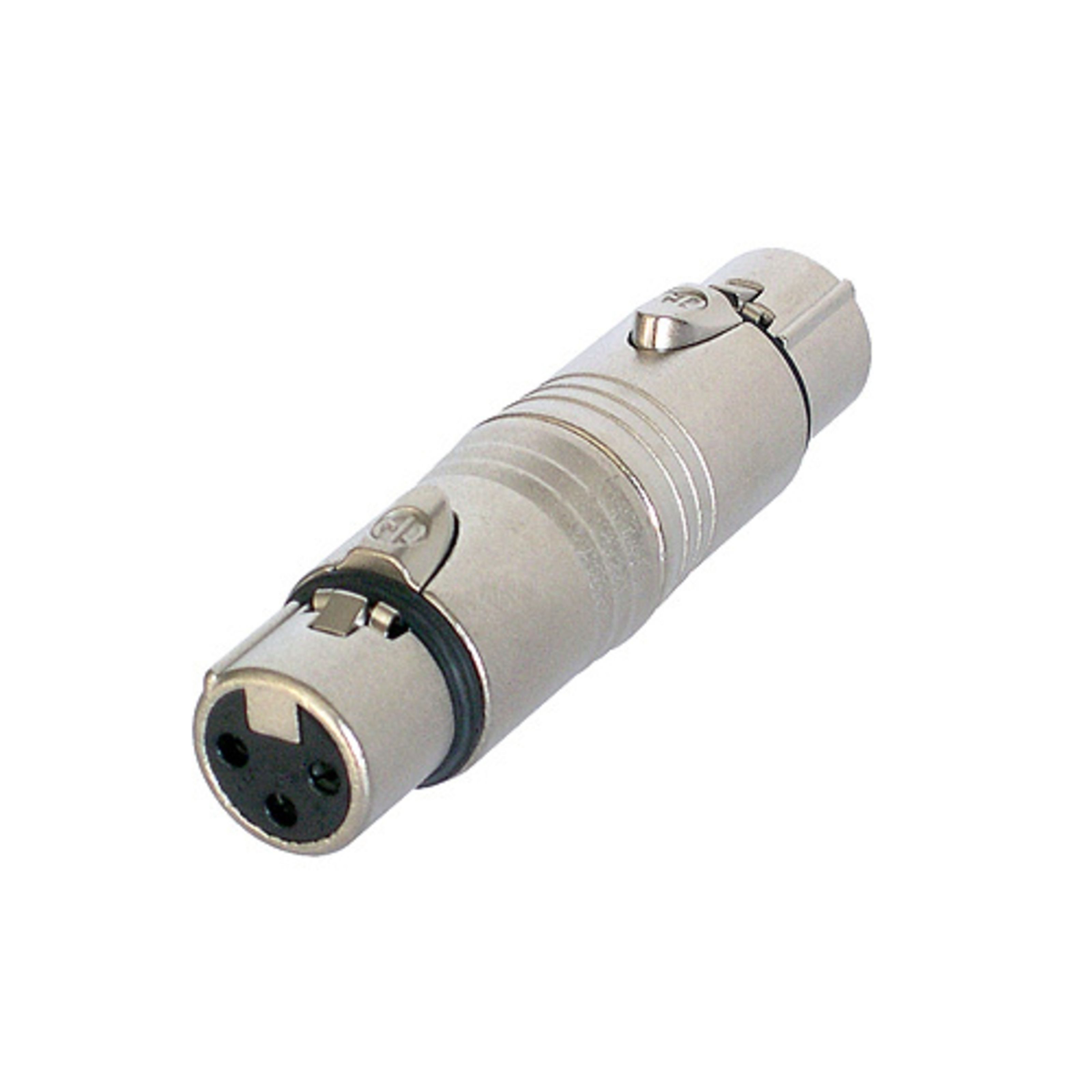 Neutrik Adapter, NA3FF Adapter XLR-XLR - Steckadapter