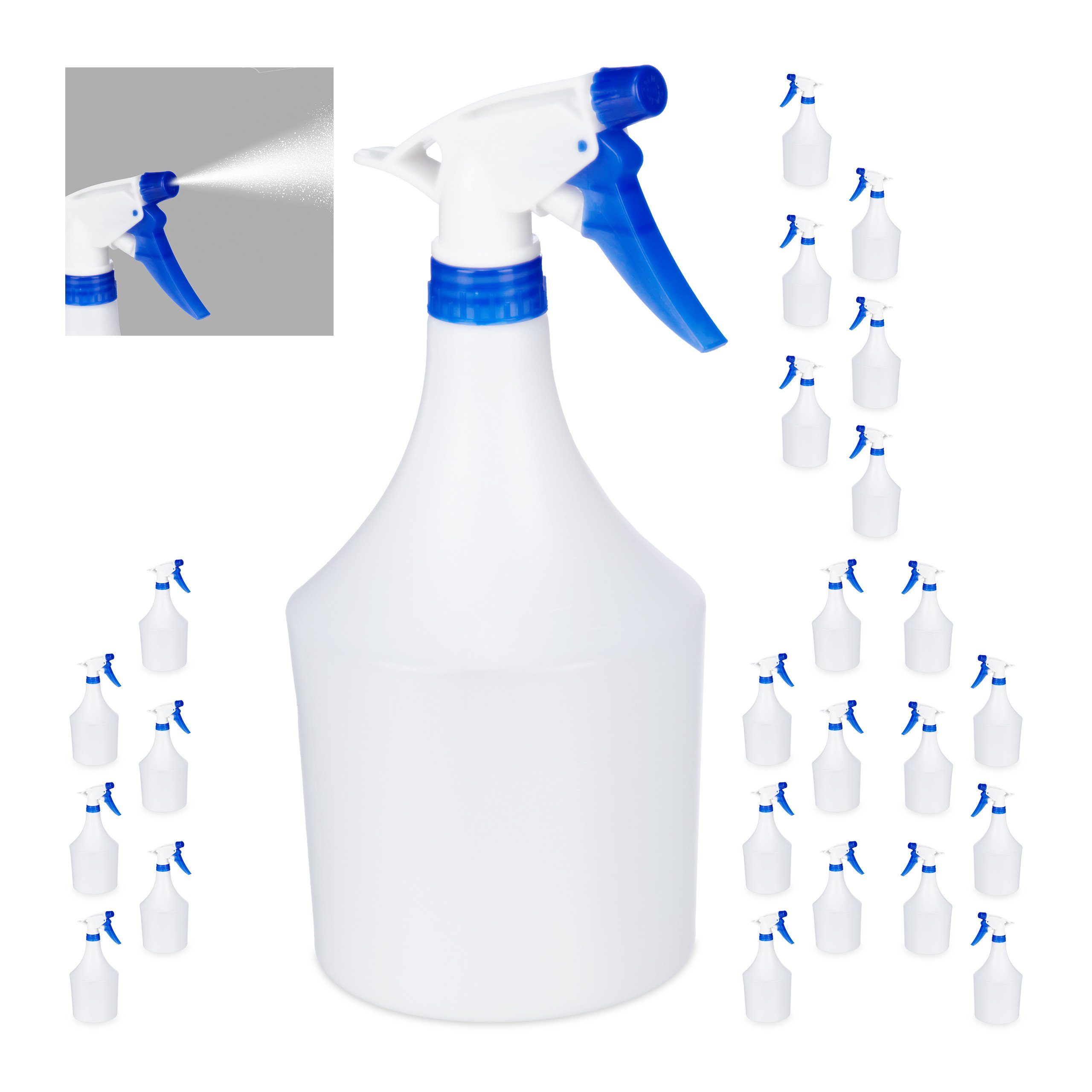 Sprühflasche 24x Sprühflasche in Blau