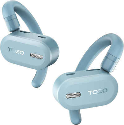 TOZO Open Buds Leichte Kabellos 5.3 mit Mehrwinkelverstellung In-Ear-Kopfhörer (Bequemer Tragekomfort für stundenlanges Hören ohne Druckstellen., Offenes Ohrdesign für langanhaltenden Komfort Kristallklare Anrufe)