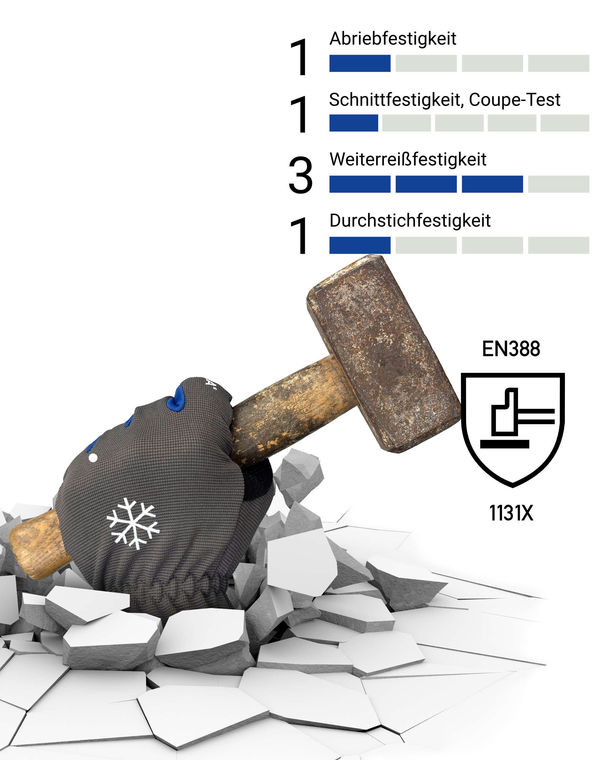 TEGERA® Winter-Arbeitshandschuhe Tegera 417 Winter-Arbeitshandschuhe (1 günstig online kaufen