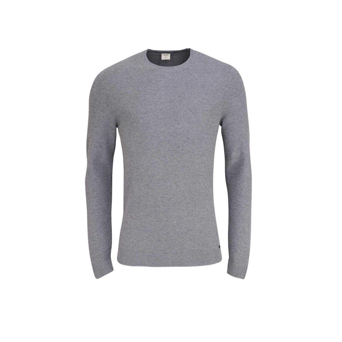 OLYMP Rundhalspullover silber regular (1-tlg)