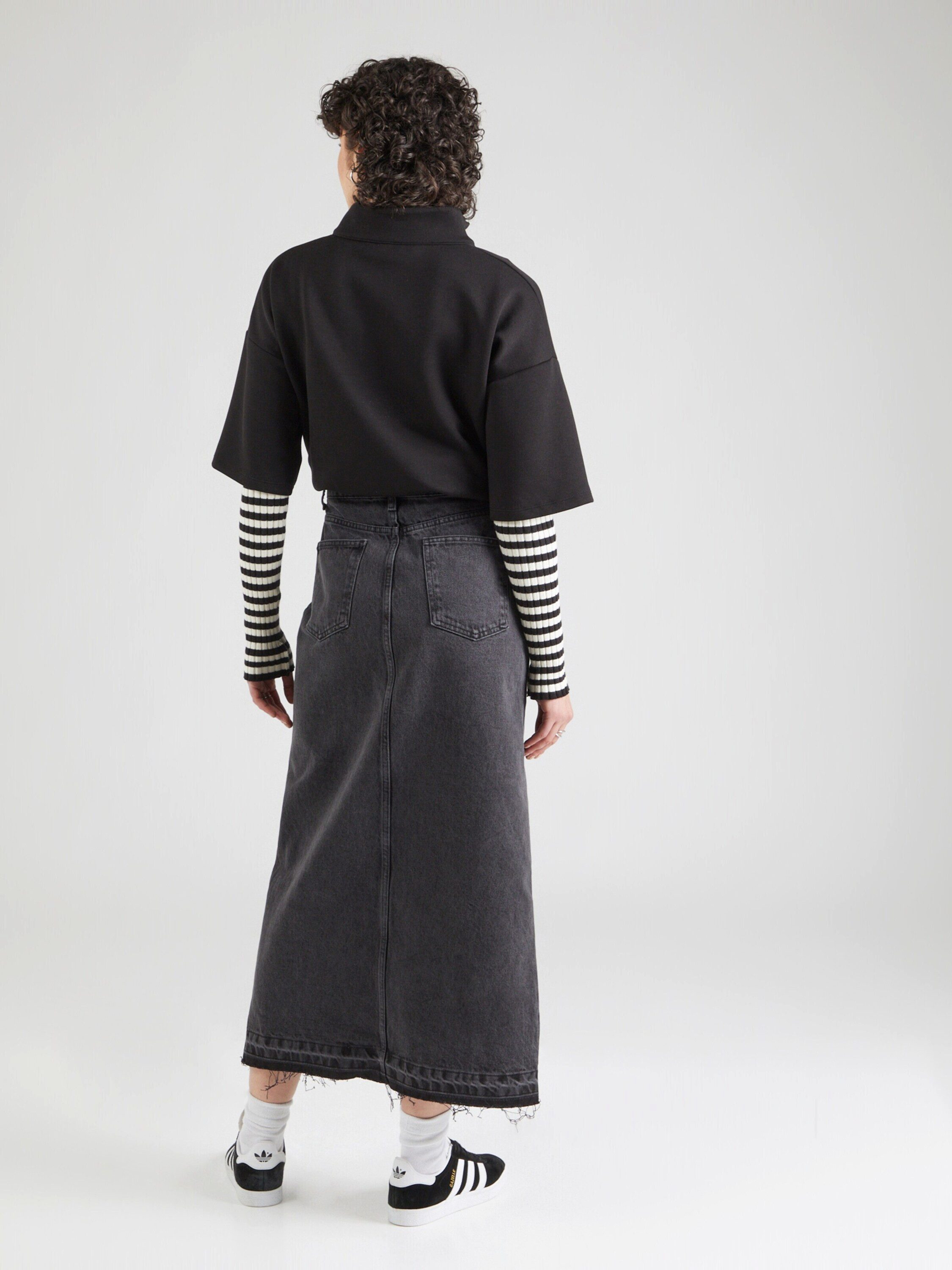 Trendyol Jeansrock (1-tlg) Fransen