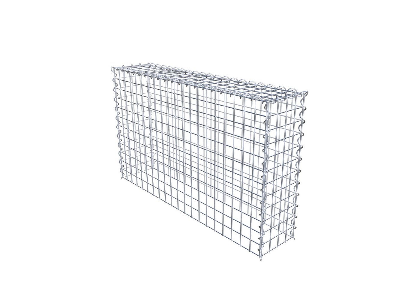 Thumbnail - Gabiona Gabionenzaun Anbaugabione Typ 3 100 cm x 60 cm x 20 cm (L x H x T), Maschenweite 5, (Anbaugabione Typ 3 100 cm x...