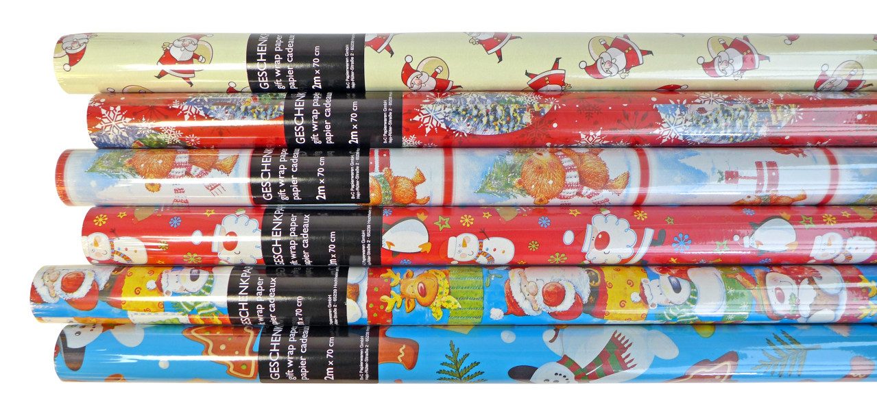 Braun+Company Atelier Geschenkpapier Braun & Company Geschenkpapier Weihnachten 2 m x