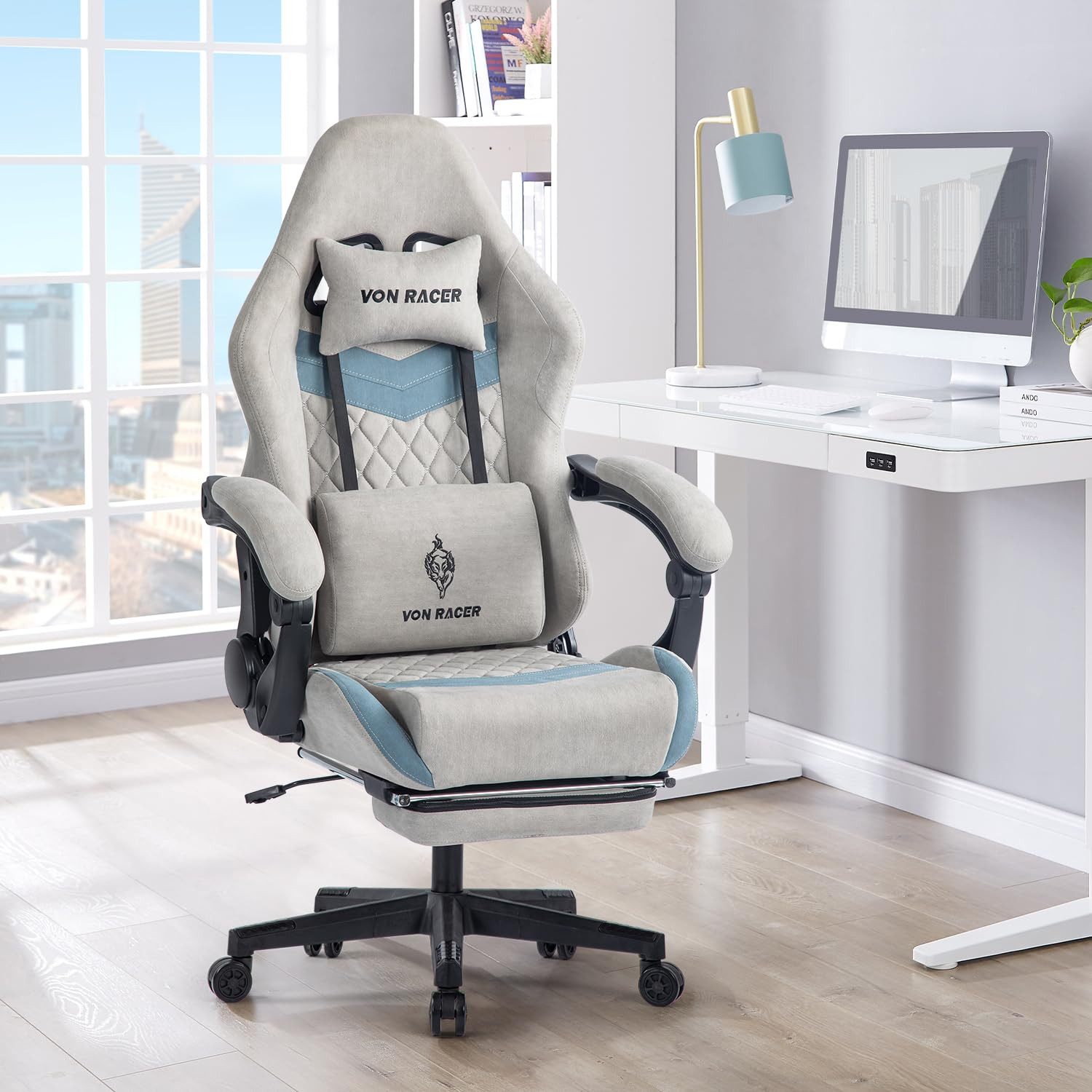 Wenta Gaming-Stuhl Gaming Chair mit Fußstütze günstig online kaufen