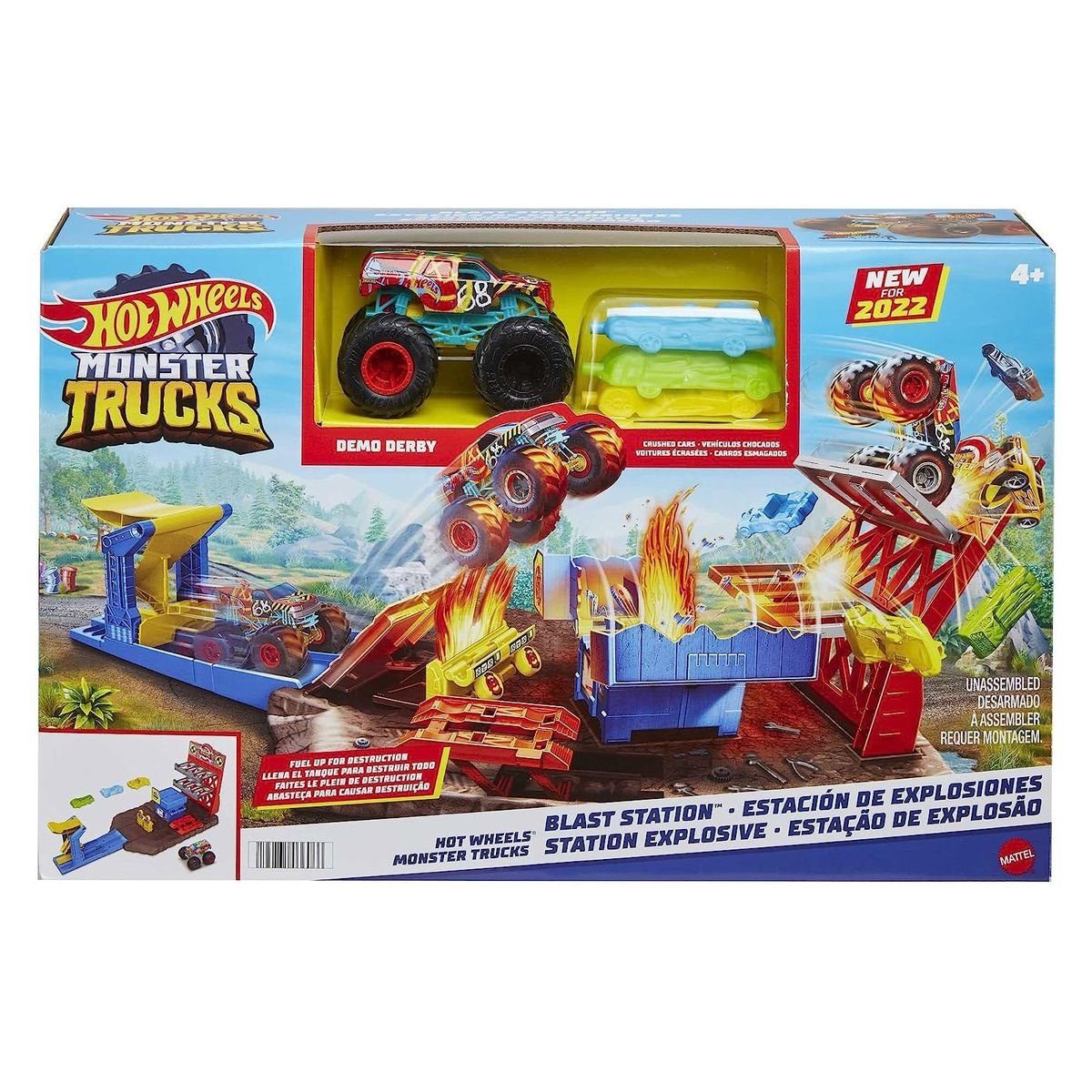 Mattel® Spielzeug-Auto Mattel HFB12 - Hot Wheels Monster Trucks - Blast Sta günstig online kaufen