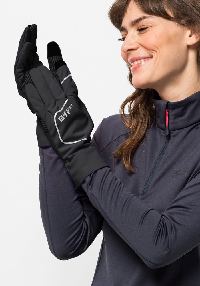 Jack Wolfskin Multisporthandschuhe MOROBBIA LIGHT GLOVE grafit | Trainingshandschuhe