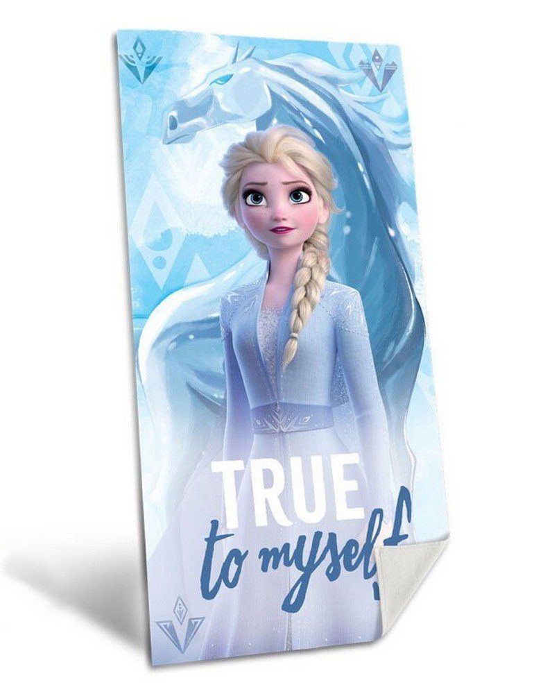 Disney Badetuch »Frozen II Königin "True To Myself" Handtuch Badetuch Elsa  Strandtuch Disney 70 x 140cm« online kaufen | OTTO