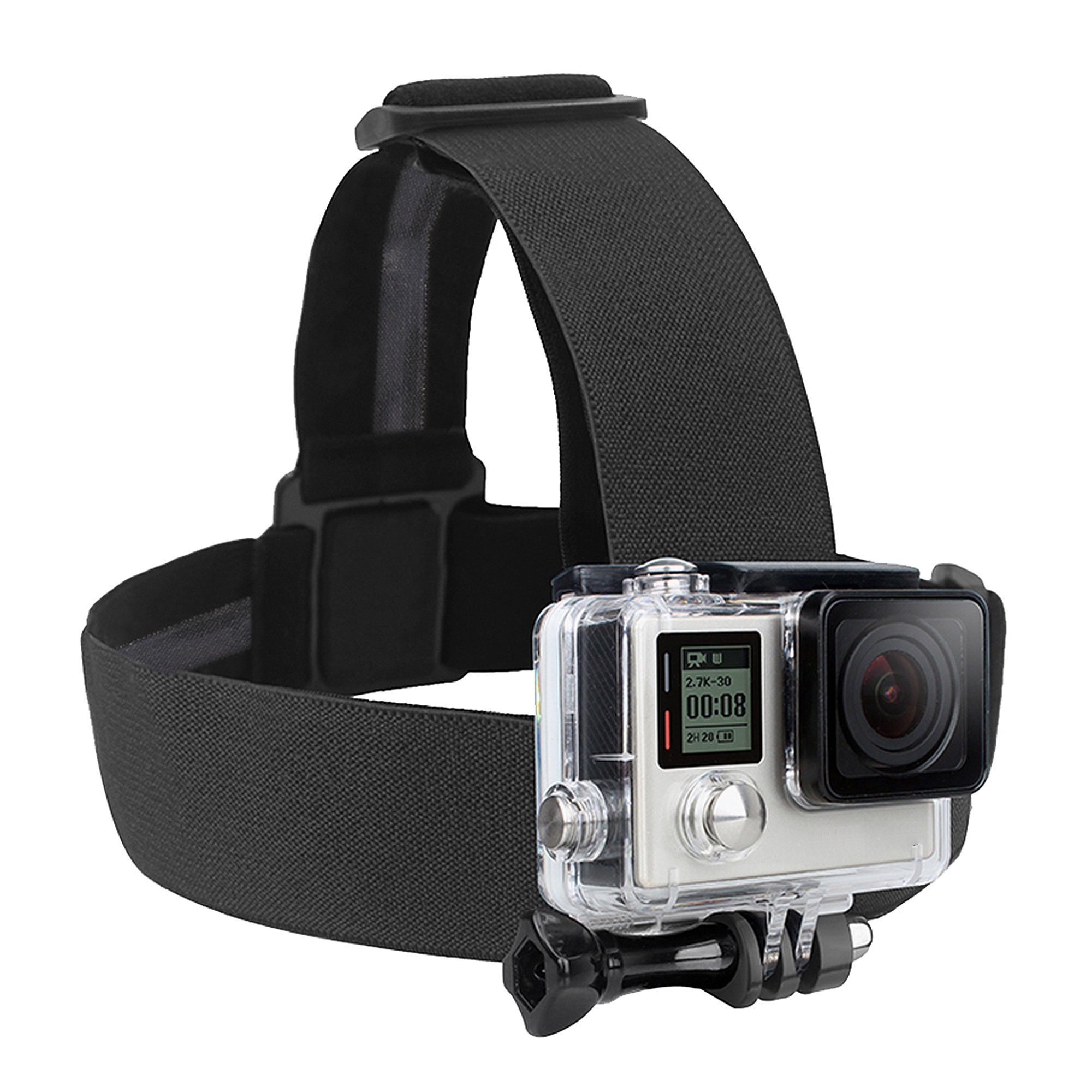 Mount Head Actioncam Kopfband-Halterung GoPro für ayex Zubehör Strap Kamera Sportaufnahmen