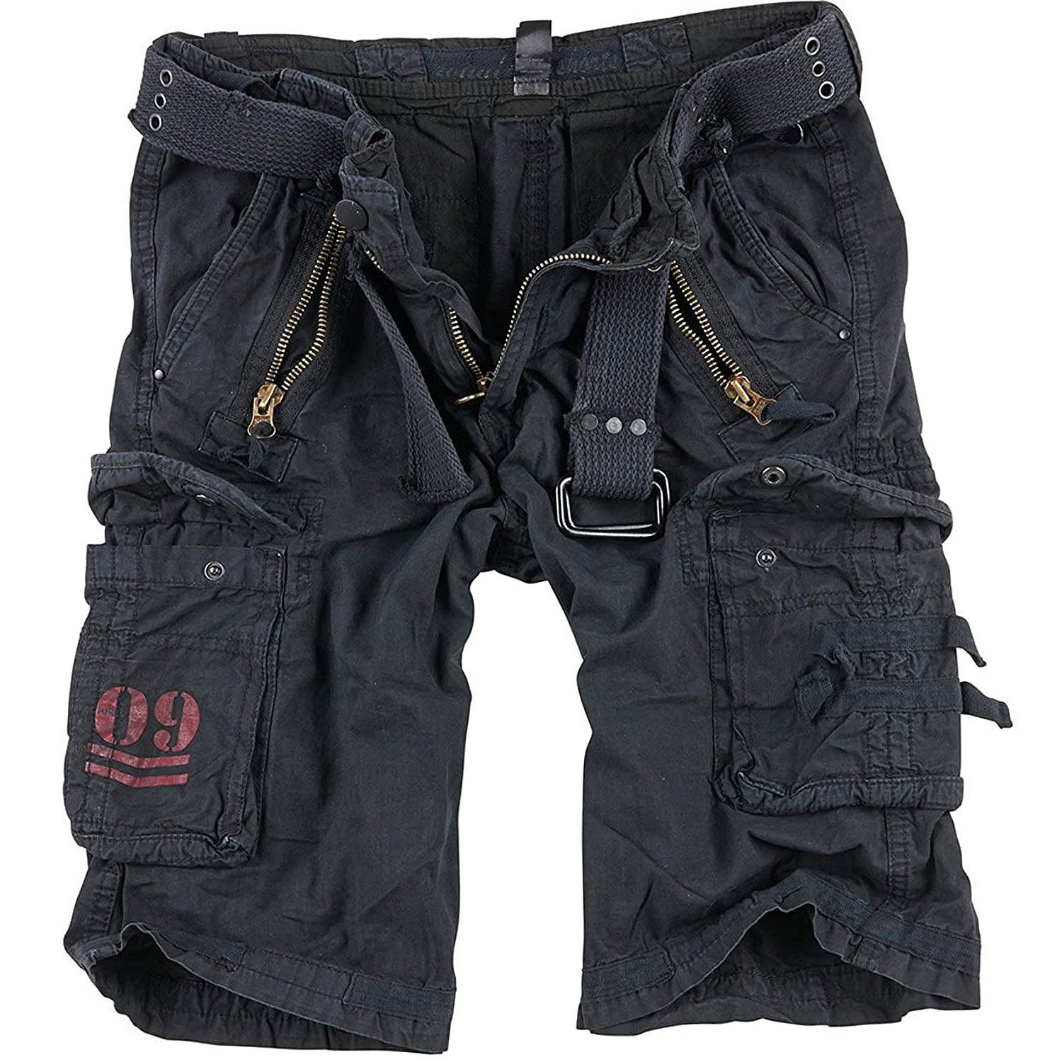 Trooper Cargoshorts Royal Bermuda Baumwolle Sommer Shorts Kurze Hose Army knielang