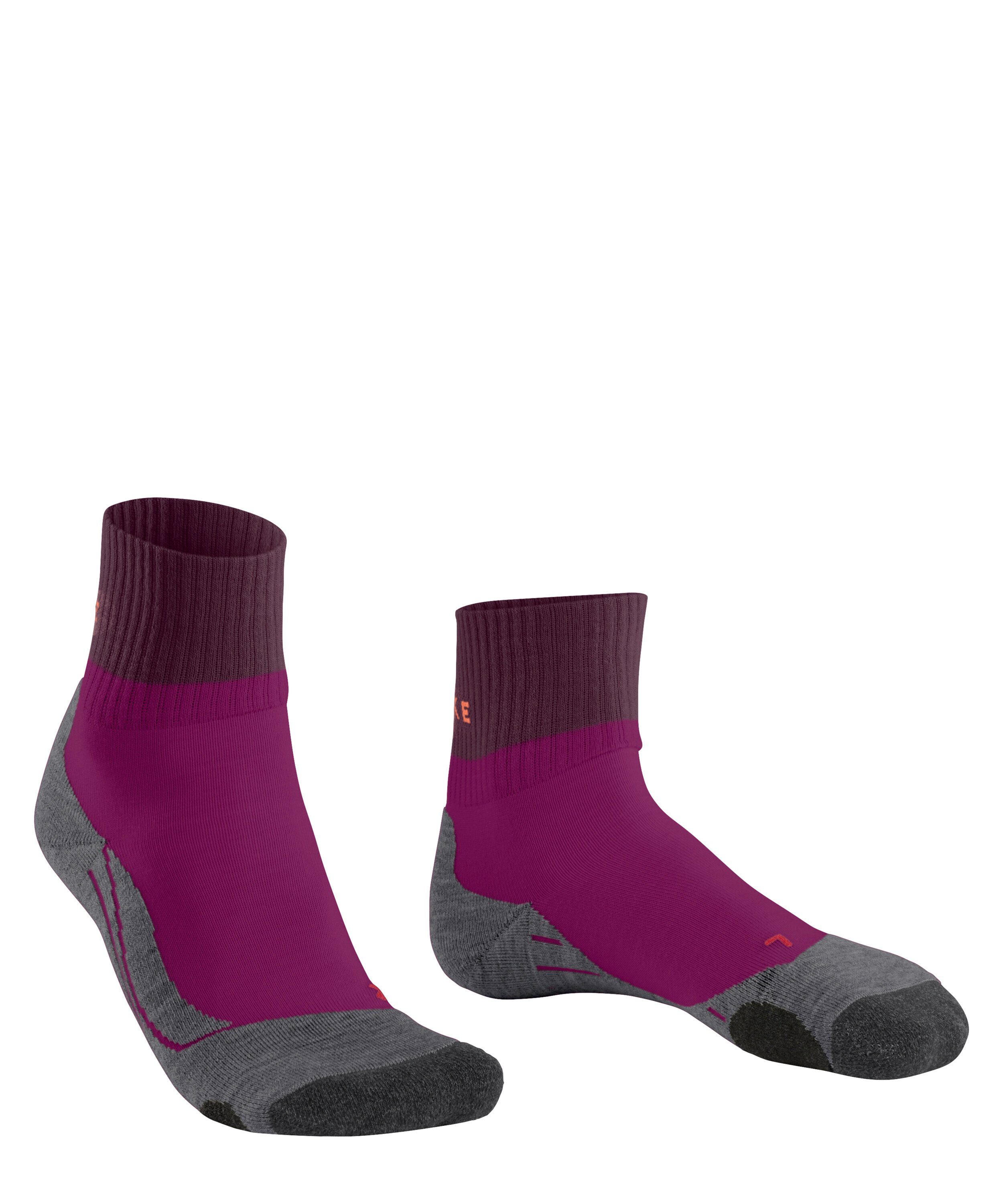 Wandersocken Short TK2 orchid (8692) FALKE im radiant Explore Mittelgebirge Hoher (1-Paar) Komfort