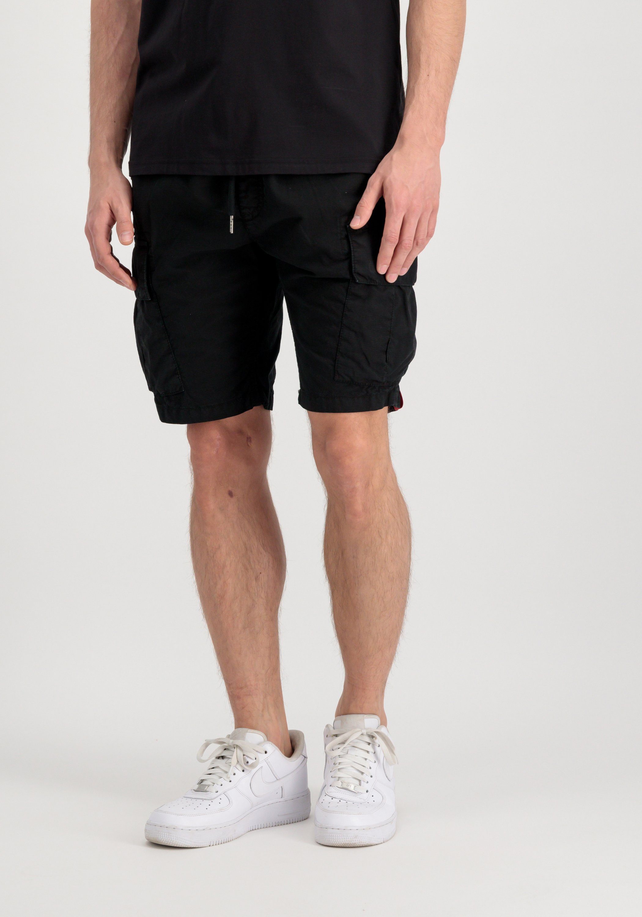 Shorts Ripstop - Cargo black Short Jogger Alpha Men Industries Alpha Industries Sweatshorts