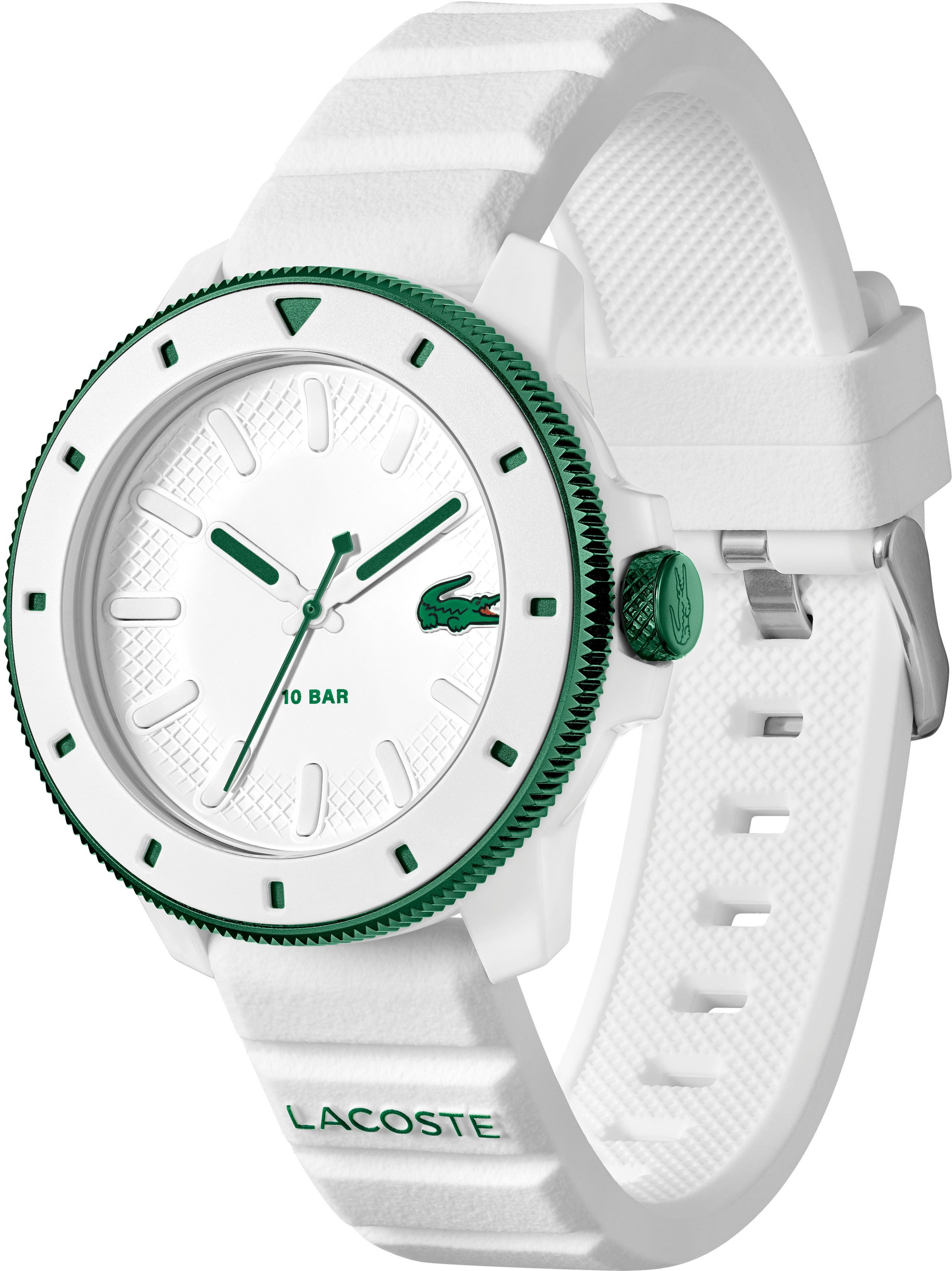 Lacoste Quarzuhr LACOSTE.12.12 SCUBA 2011415, Armbanduhr, Herrenuhr, Siliko günstig online kaufen