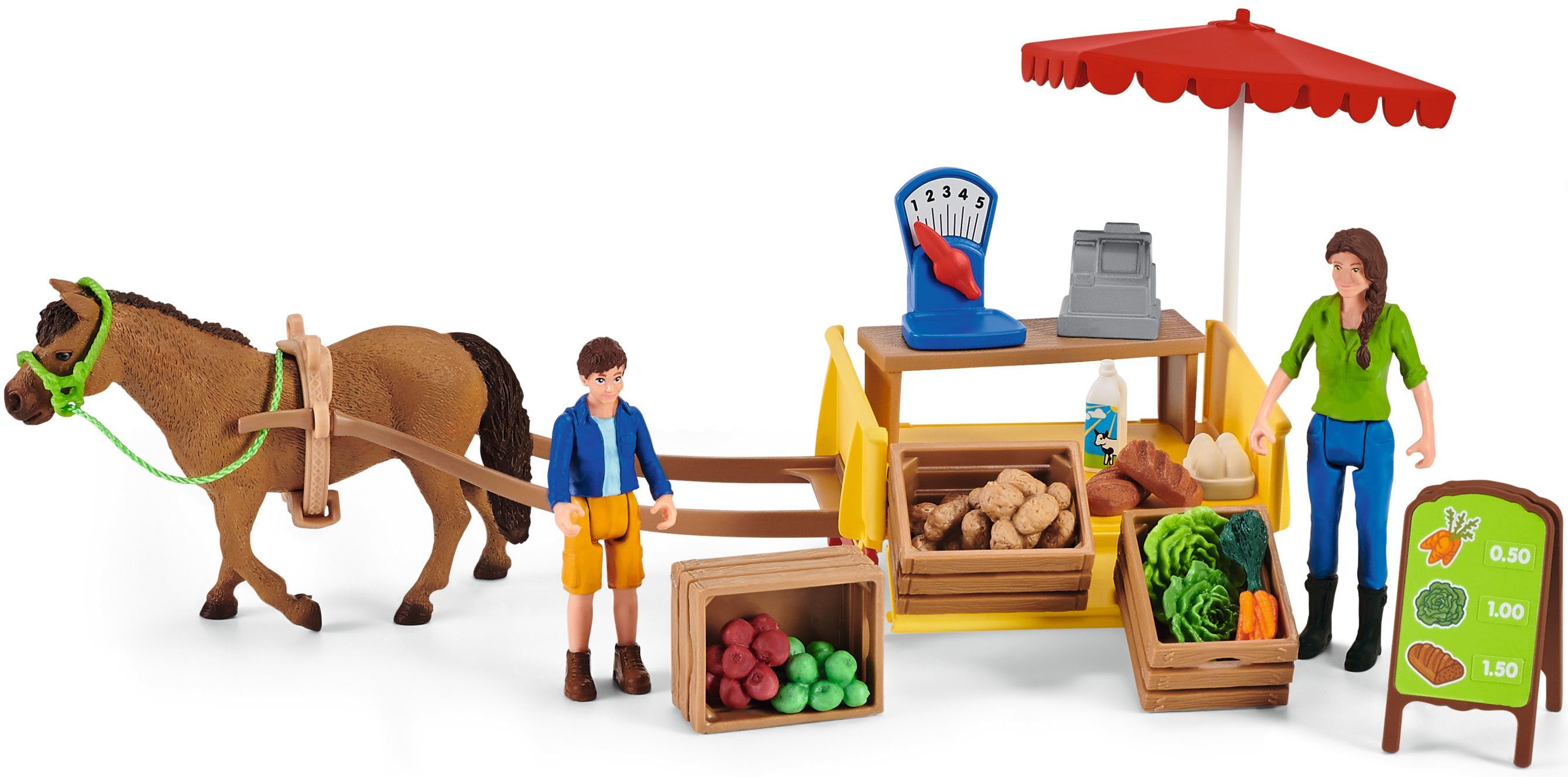 Image of Schleich Farm World 42528 Mobiler Farm Stand bunt
