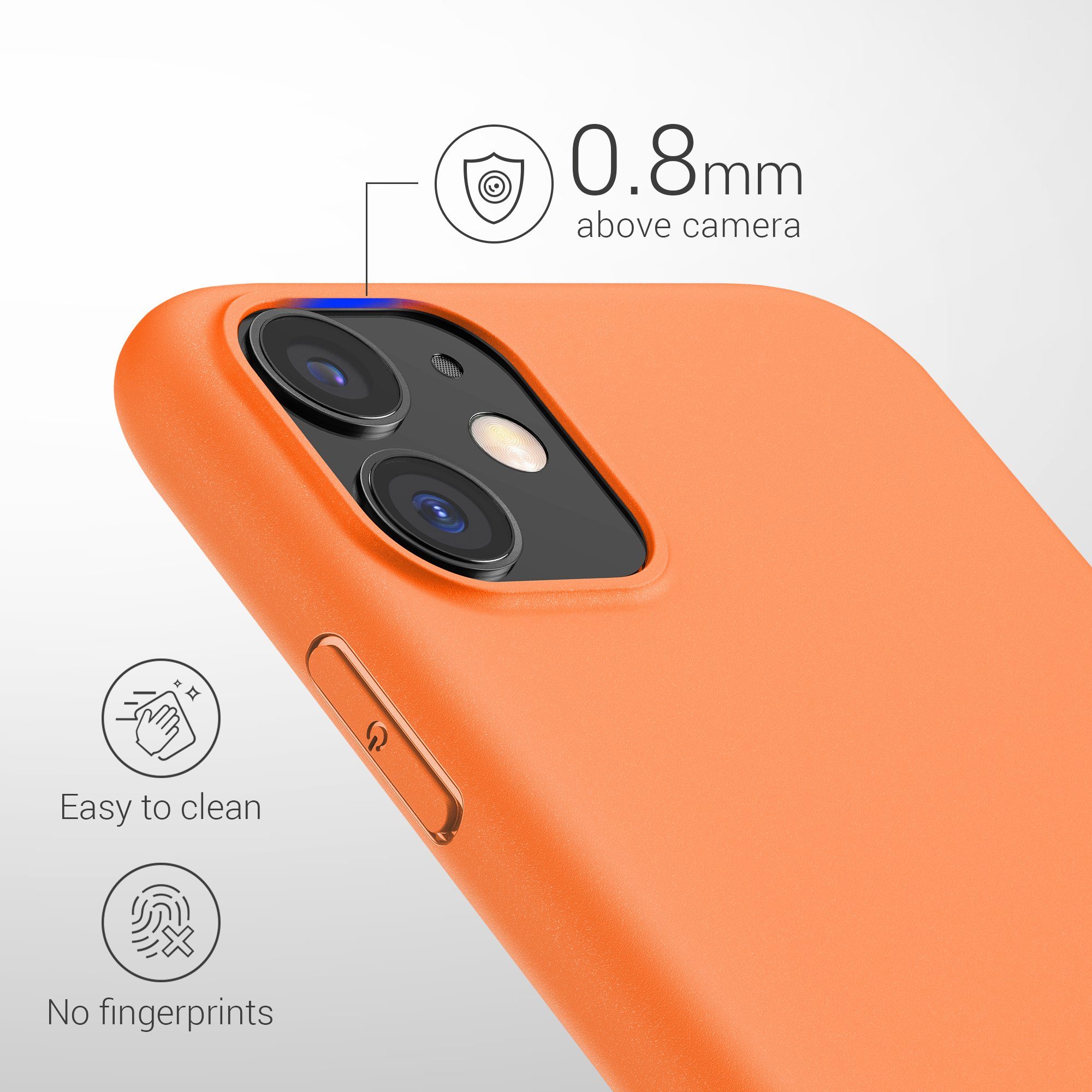 kwmobile Handyhülle Hülle für Apple iPhone 11, Hülle Silikon - Soft Handyhülle - Handy Case Cover