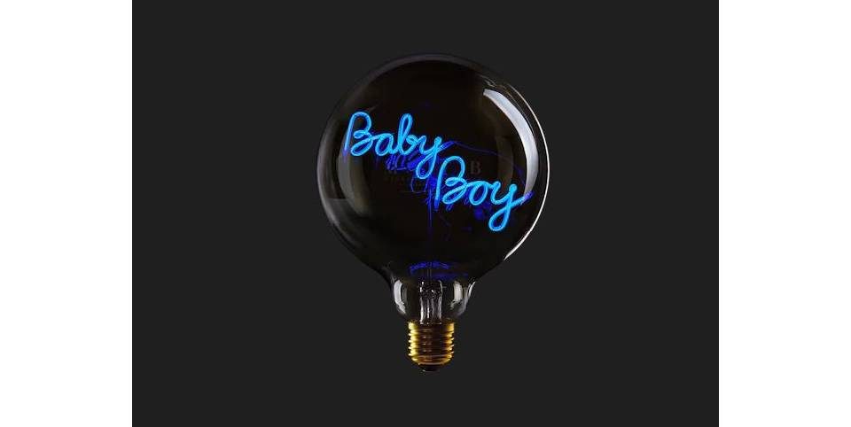 Fitz Art & Light GmbH & Co. KG LED-Leuchtmittel AMPOULE BABY BOY, Blau, Dimmbar