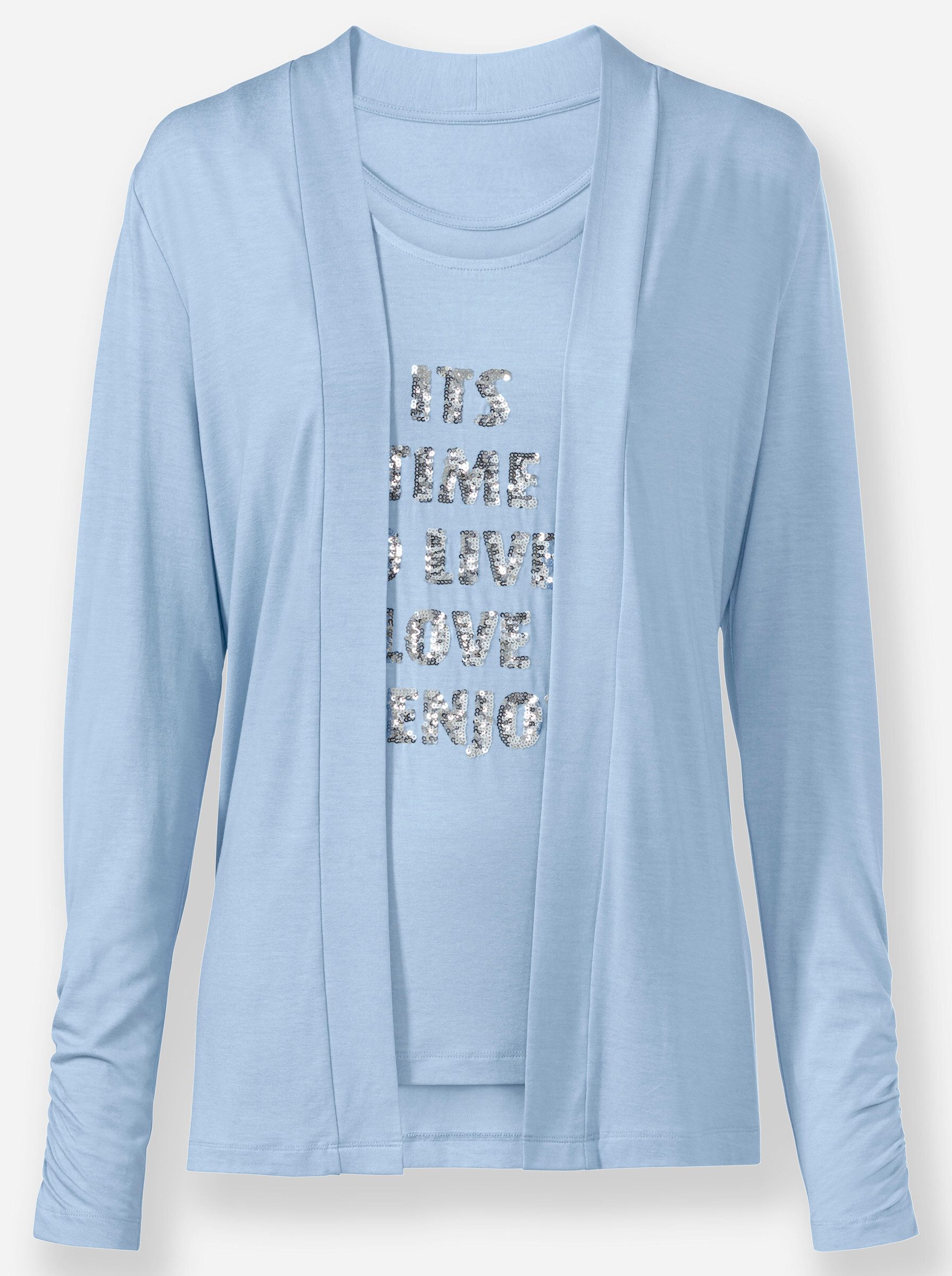 heine Shirtjacke Twinset Langarm – Bild 5 von 5