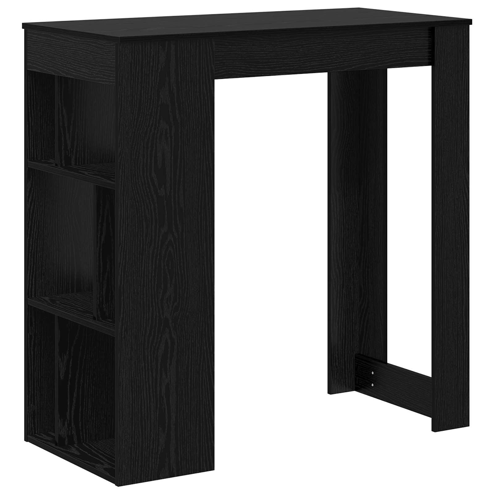 vidaXL Esstisch Bartisch 102 x 50 x 103,5 cm Holzwerkstoff Schwarz Eichen-Optik (1-St)
