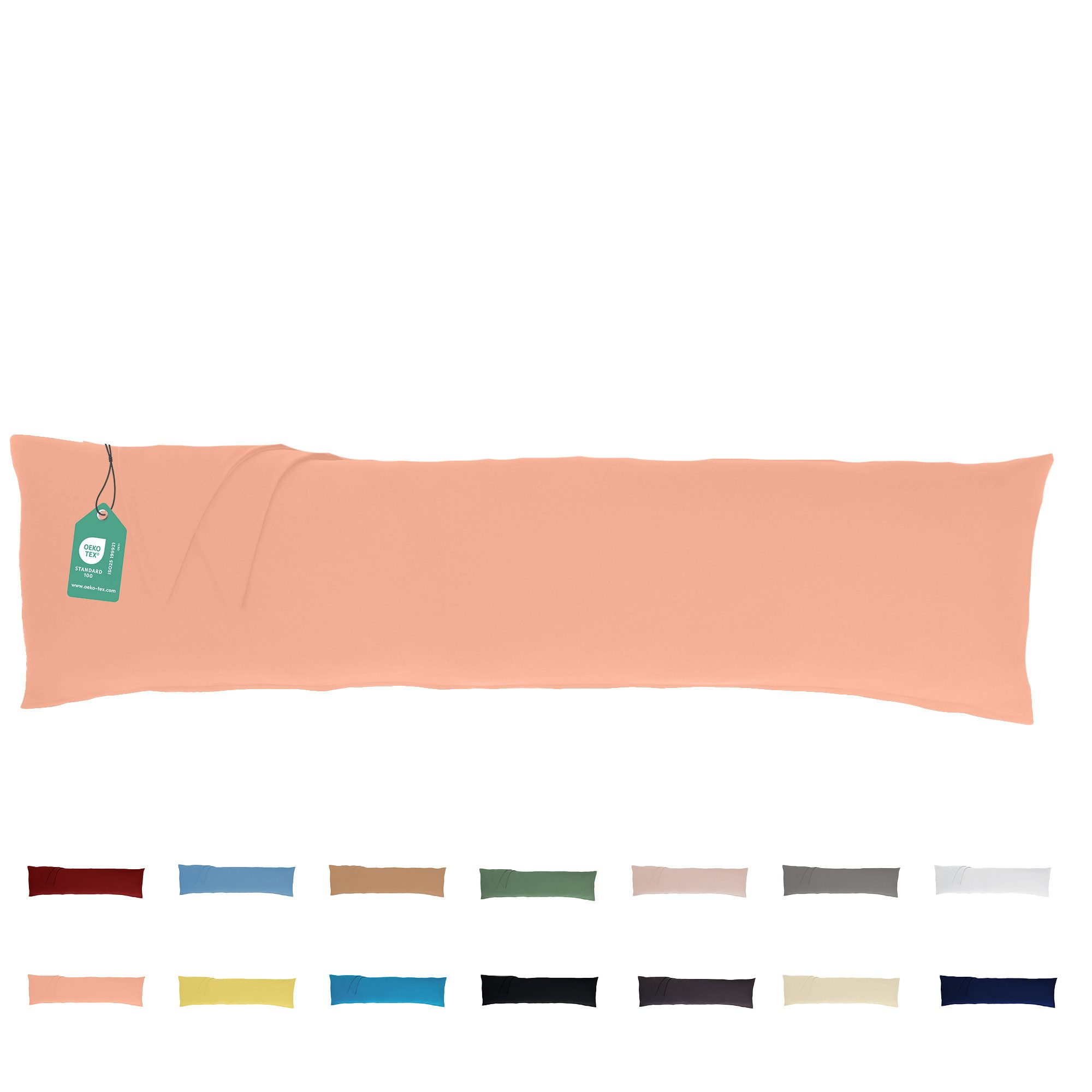 livessa Seitenschläferkissen mit bezug 40x145 cm - Schwangersschaftskissen - Schlafkissen, Kissen mit Bezug, Seitenschläferkissen : 100% Mikrofaser, Kissenbezug: 100% Baumwolle, Stillkissen mit Kissenbezug