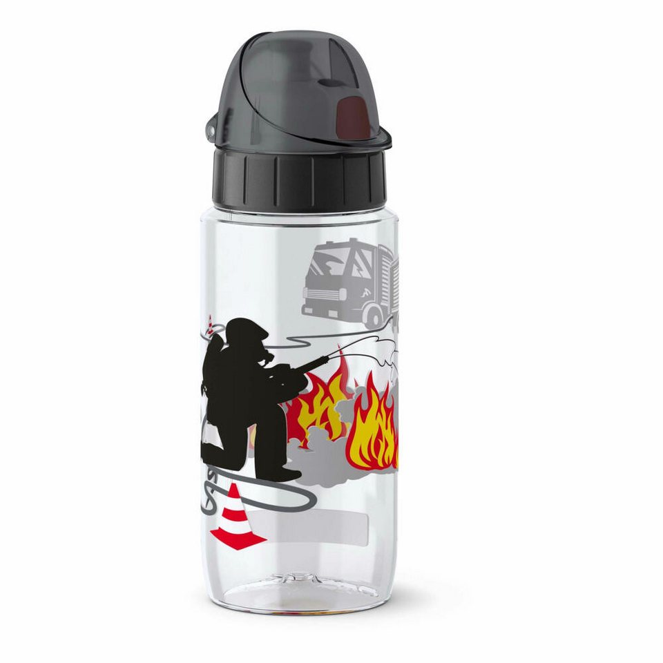 Emsa Trinkflasche Drink2Go Tritan Fireman, Wasserflasche