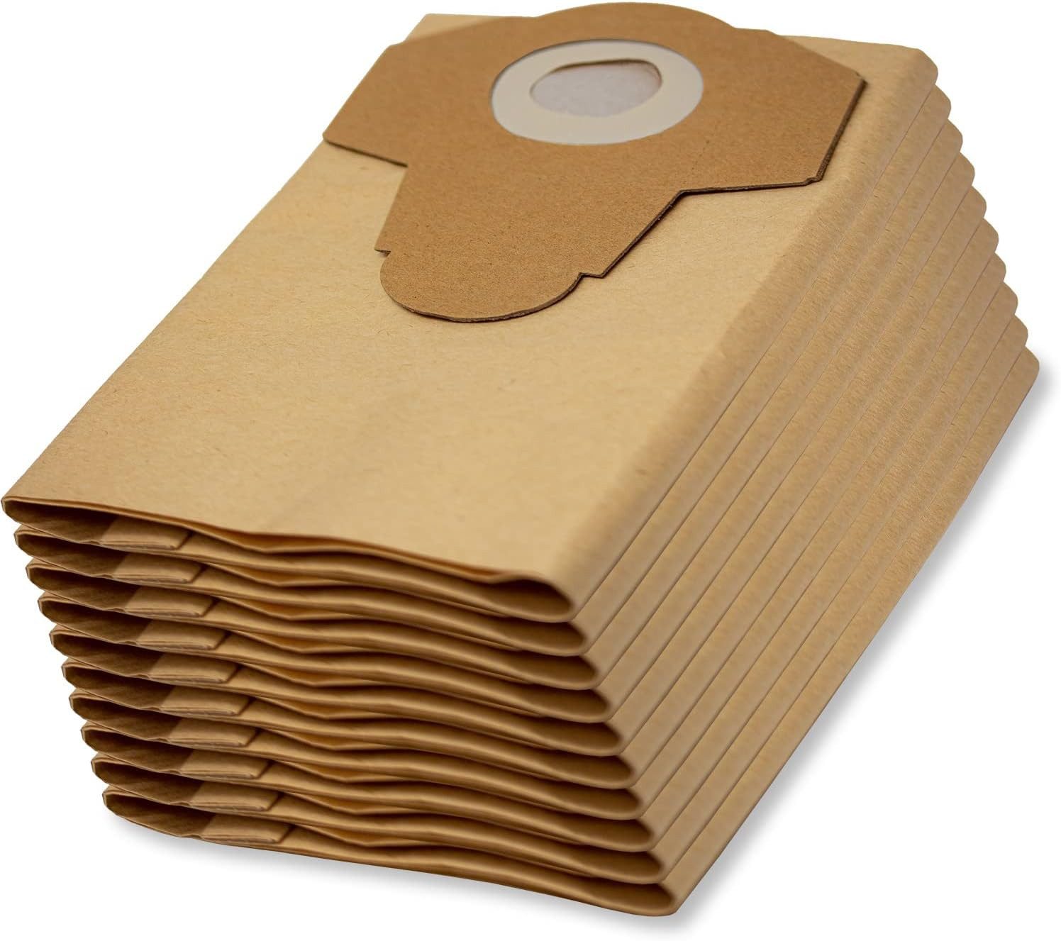 Parkside Пилесборники Papierfilterbeutel 20 L passend für PNTS Nass Trockensauger, 10 Stück, passend für Parkside PNTS 1300, 10 St., 10er-Pack, für Nass Trockensauger