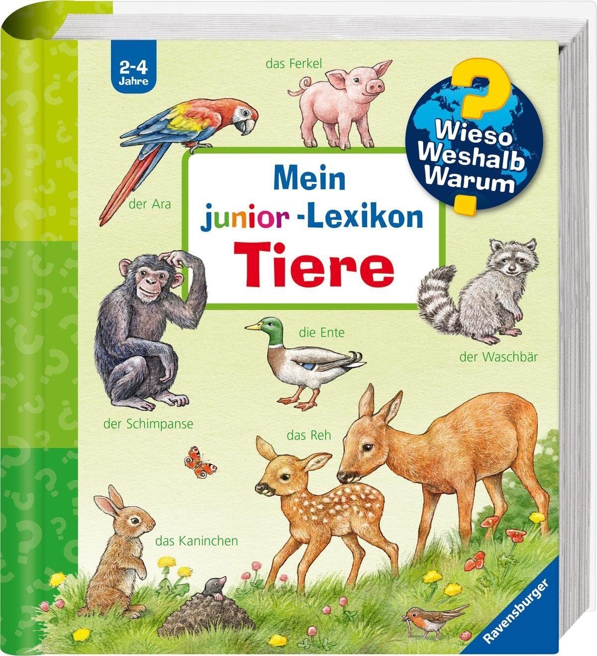 Ravensburger Buch Mein junior-Lexikon: Tiere - Wieso? Weshalb? Warum?, Made in Europe