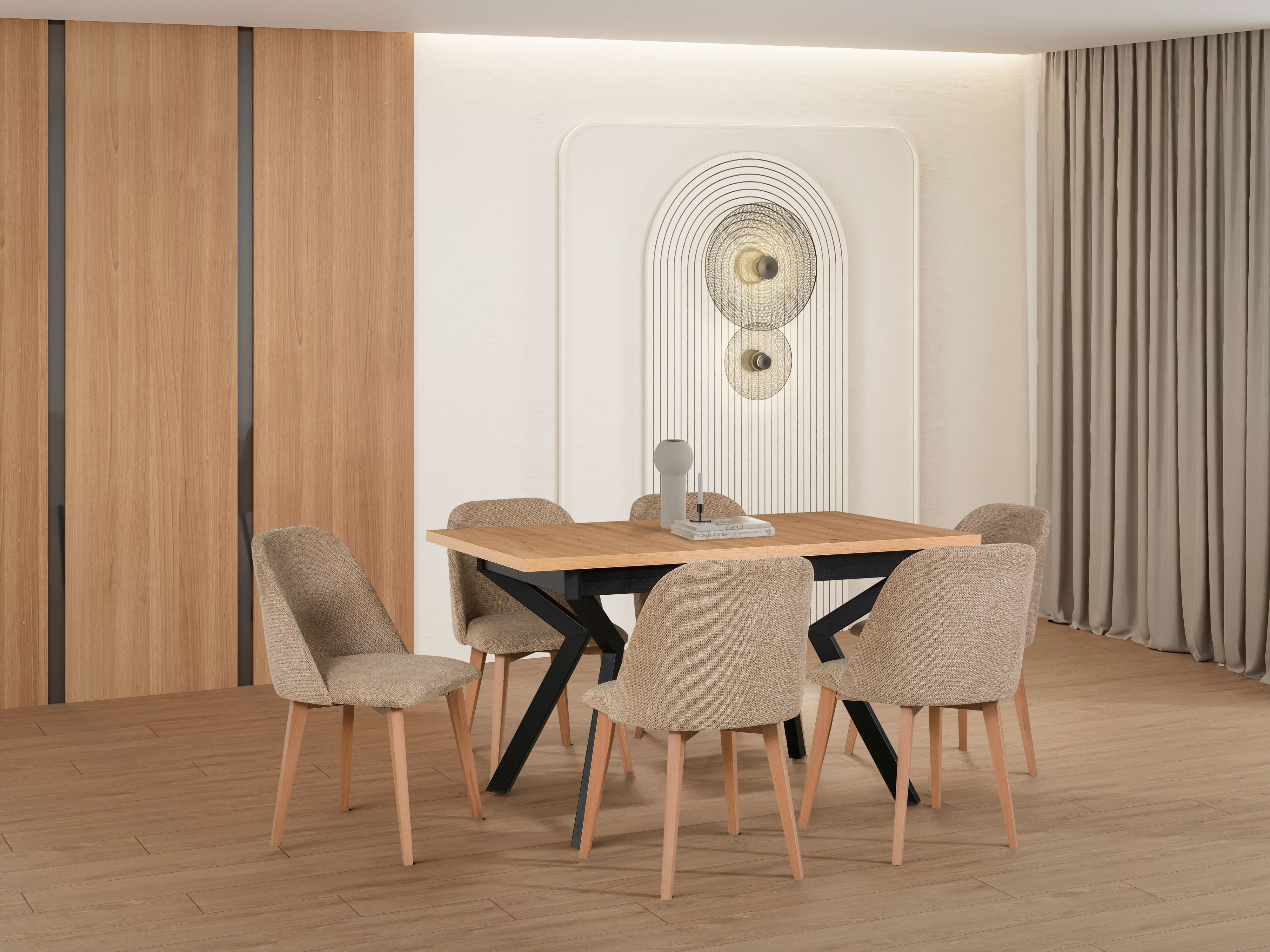 MOEBLO Stuhl APUS 3 (Polsterstühle, Holzstühle, Esszimmerstühle, Stühle kaufen,Massivholz)