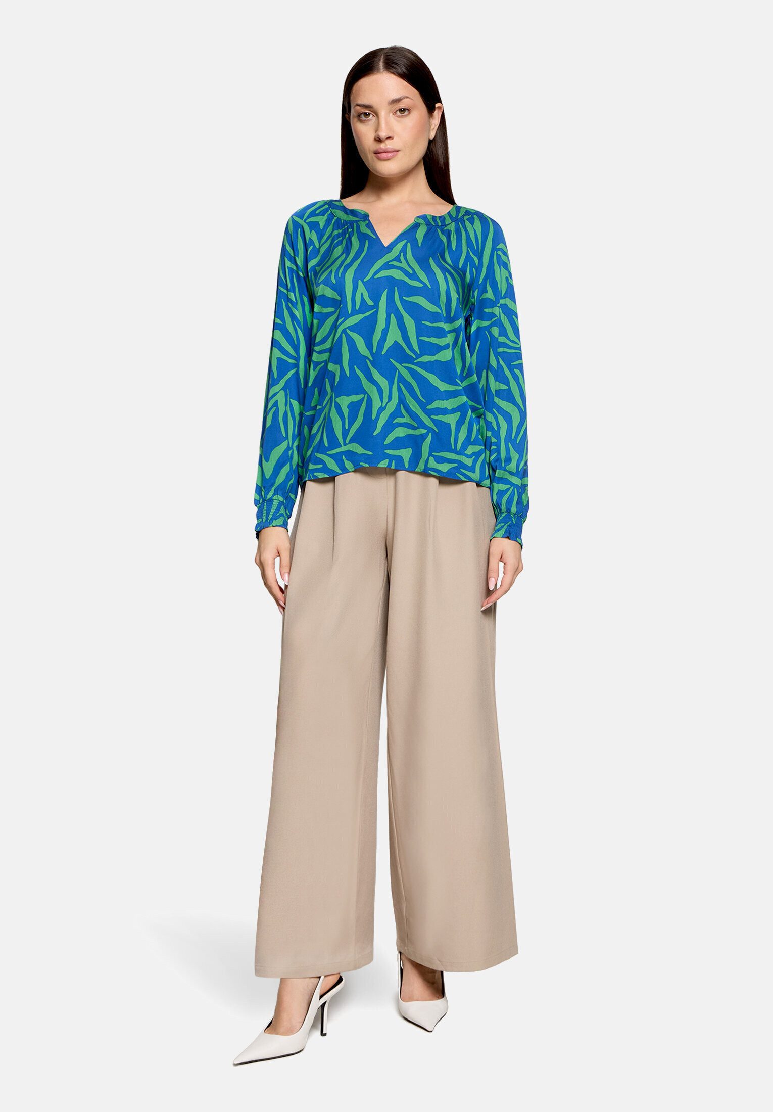 Cartoon Schlupfbluse Damen mit Muster