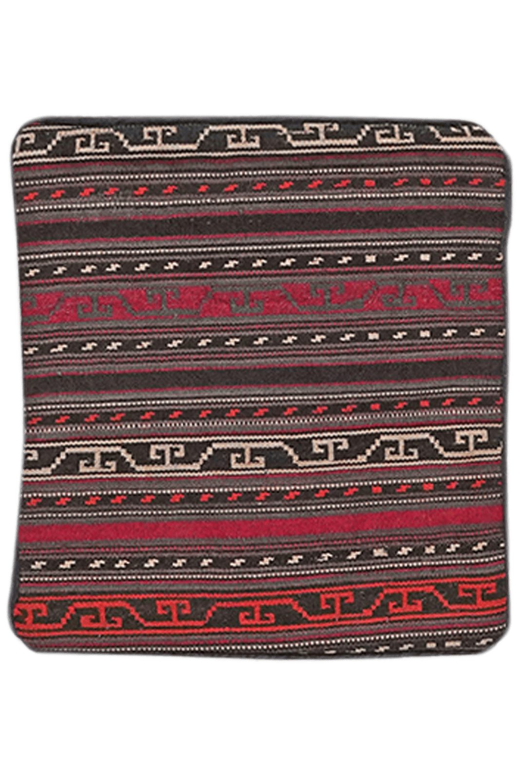 Looma Kissenbezüge Kelim Kissen 35x35cm, Handgemachtes Unikat, nachhaltig und fair gefertigt