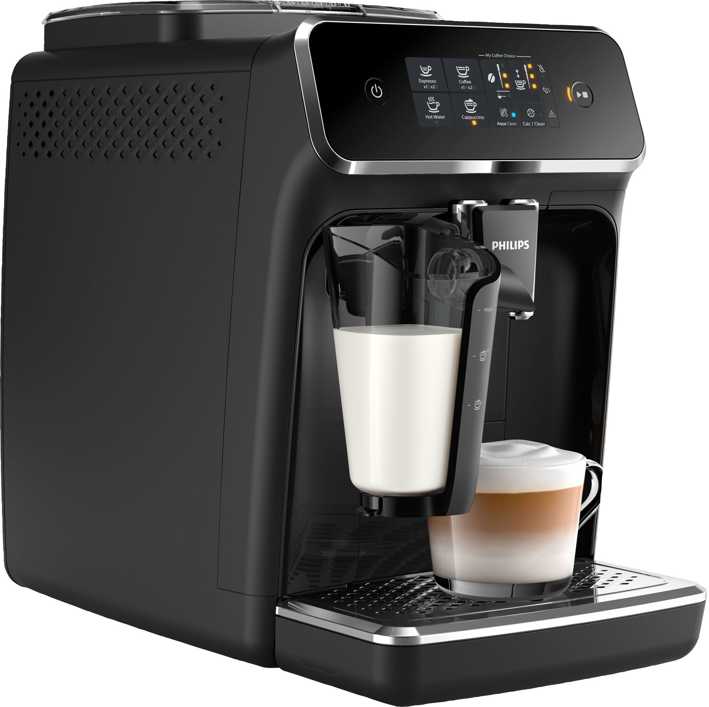SensorTouch Anpassung von EP2231/40 Temperatur 2200 Individuelle Kaffeevollautomat Stärke, Kaffeespezialitäten, Oberfläche, und Füllmenge 3 Serie LatteGo, Philips