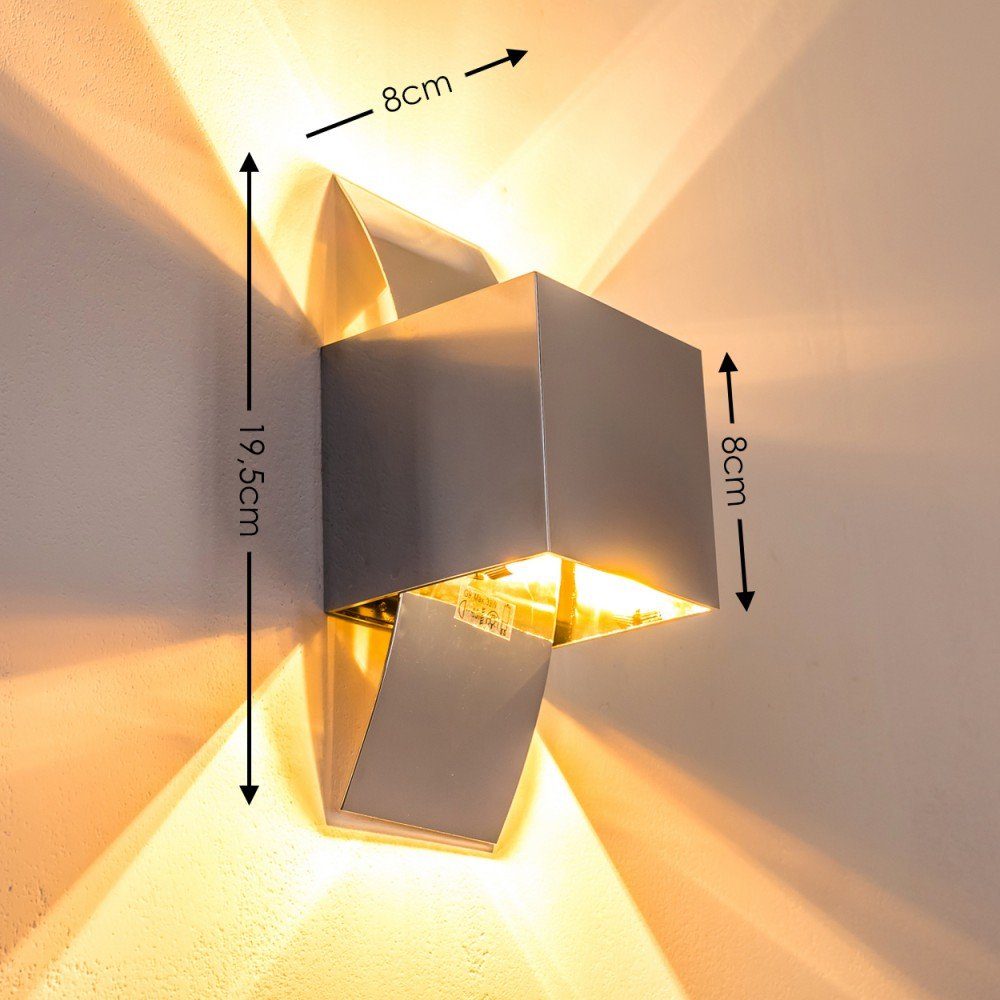 Wandspot, 33 Wandlampe Leuchtmittel, 1xG9 Wandleuchte in mit aus »Siror« Watt, Lichteffekt ohne Aluminiumin, chrom, max. hofstein