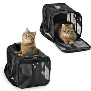 Rnemitery Tiertransportbox Faltbar Hundetransportbox für Hund, Katzen, Reisefreundliche