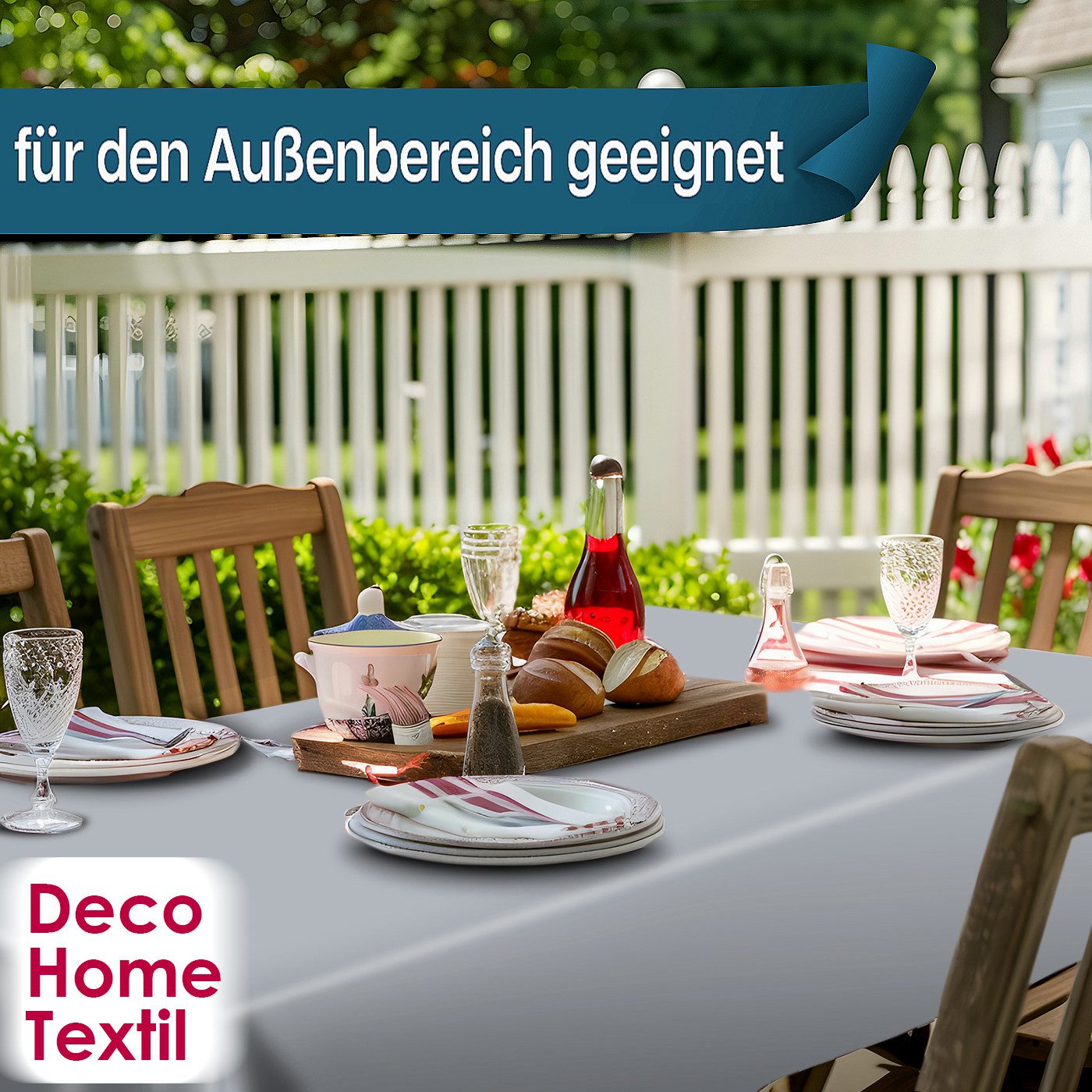 DecoHomeTextil Heimtextilmanufaktur Tischdecke Partytischdecke Lackfolie Re günstig online kaufen