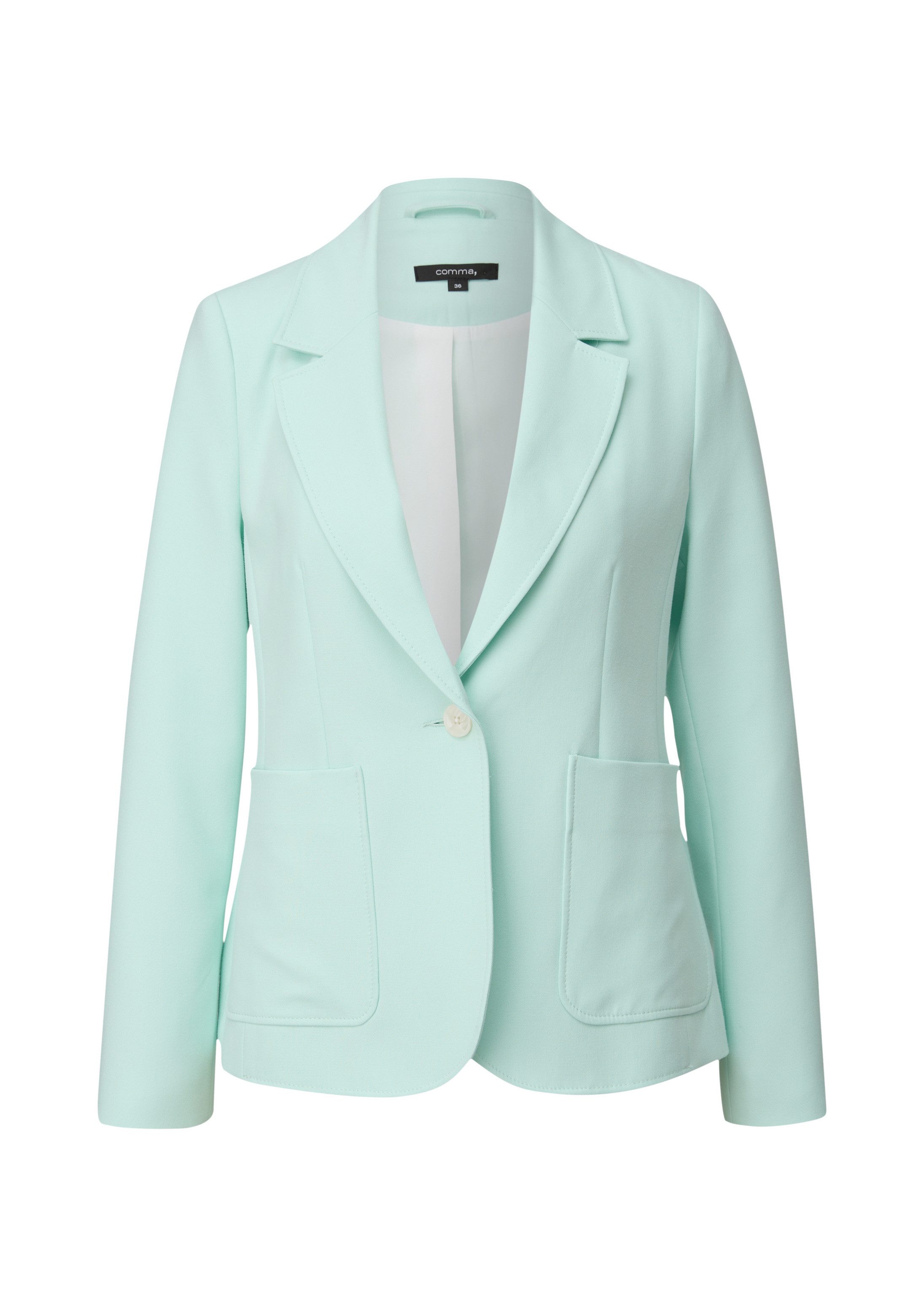 comma Jackenblazer Indoor-Blazer Blazer aus Viskosemix